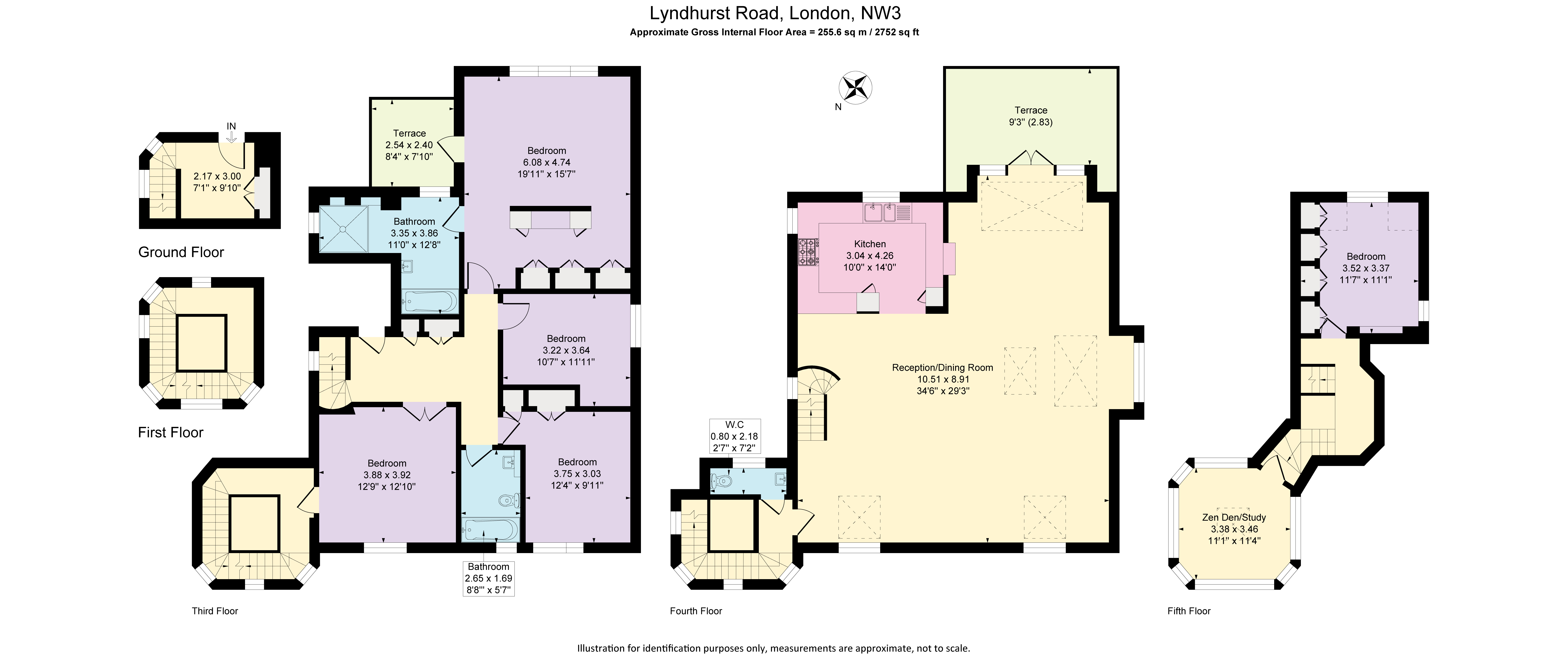 7, Lyndhurst Road, Hampstead floorplan