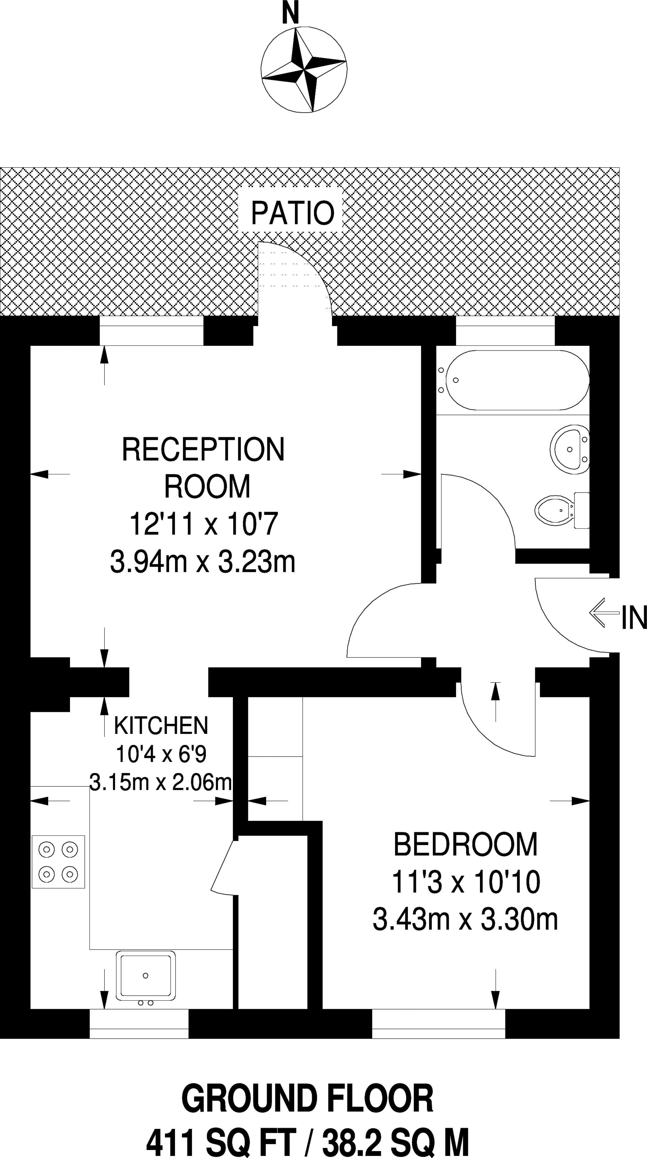 1 Bedrooms Flat to rent in Milton Road, Ickenham UB10