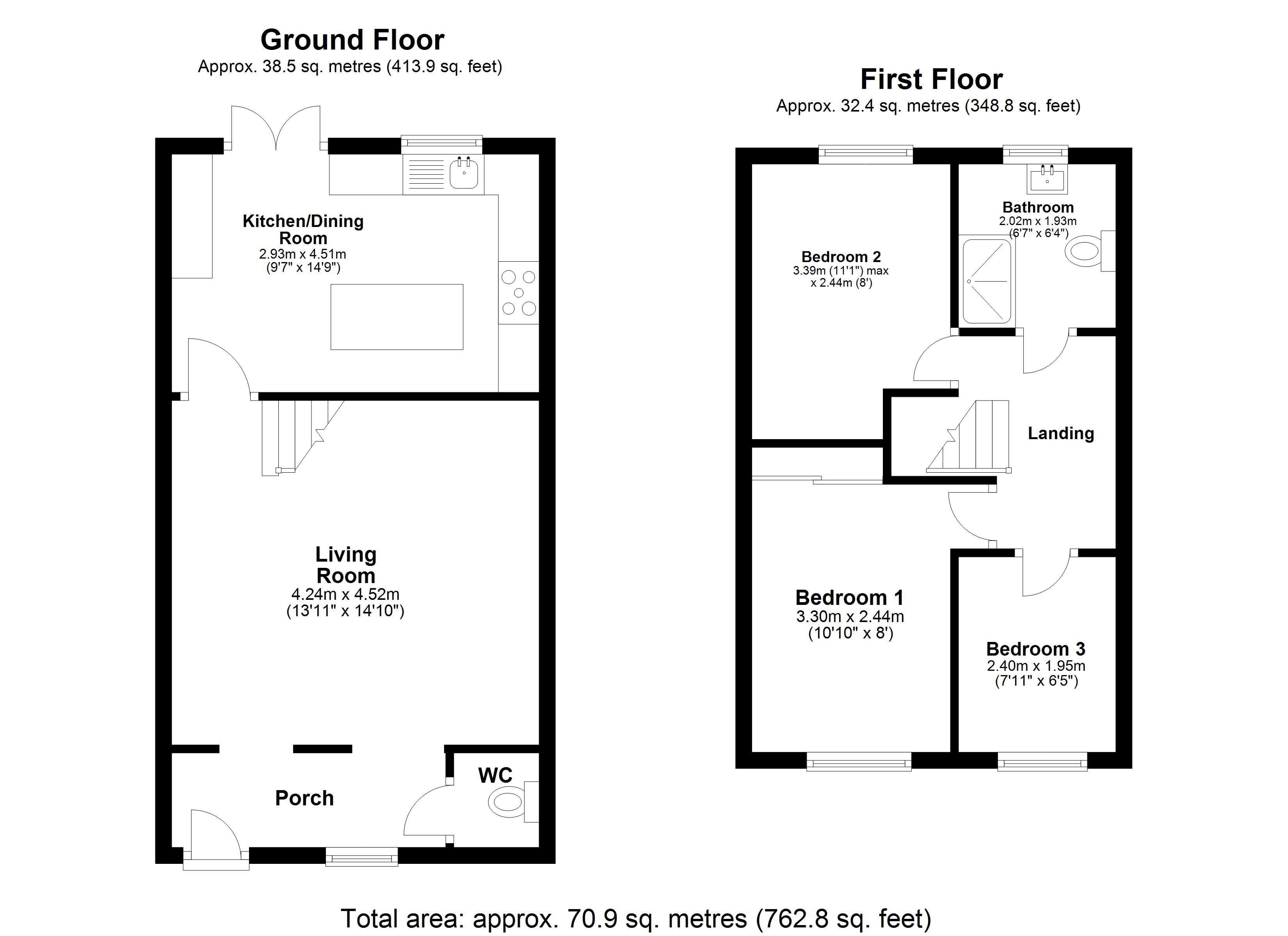 33, Calluna Drive, Milton Keynes floorplan