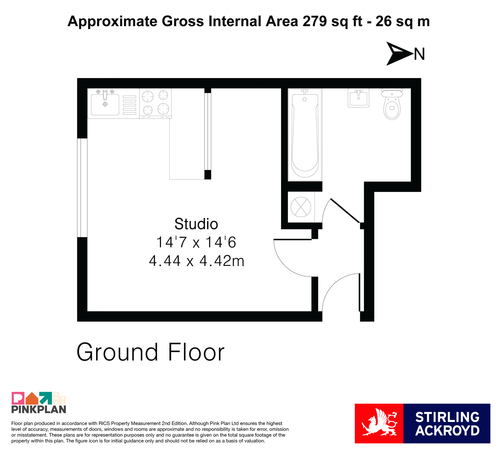 Flat 1, 30, Mount Ephraim Road, London floorplan