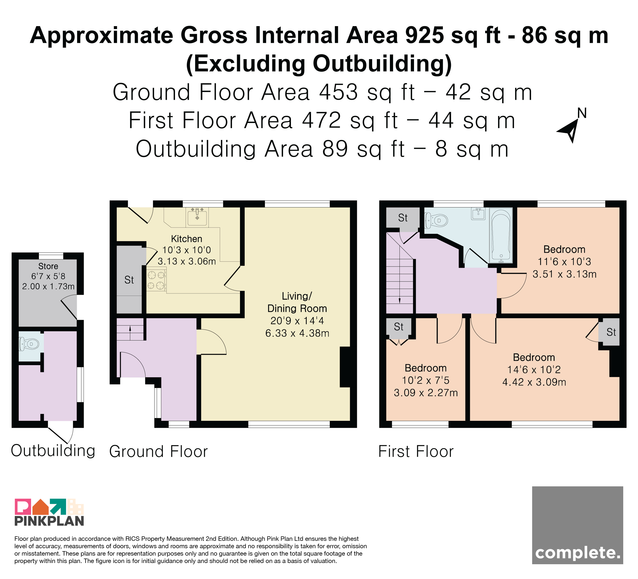 19, Elizabeth Avenue, Exeter floorplan