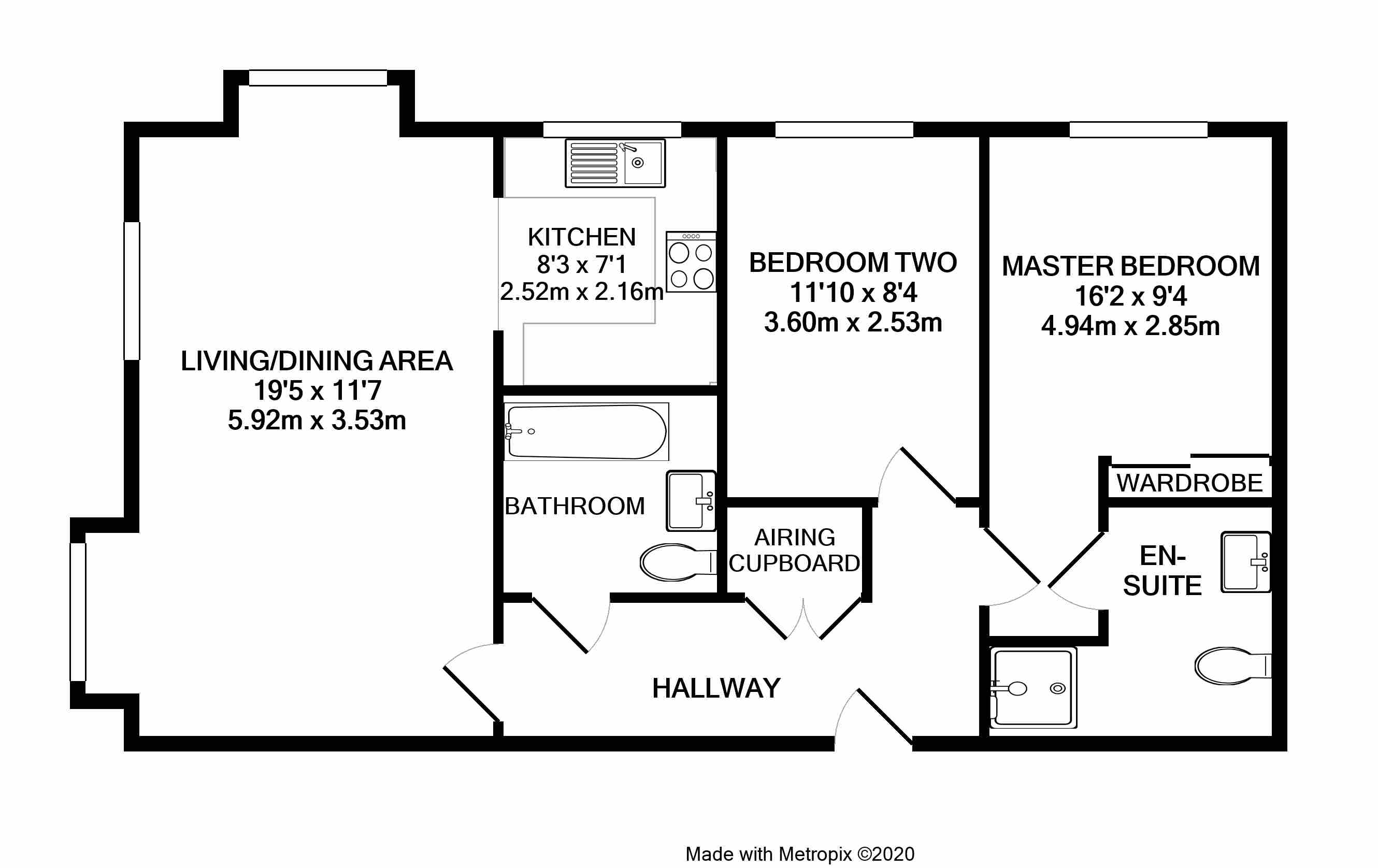 Flat 4, 2, Gweal Avenue, Reading floorplan