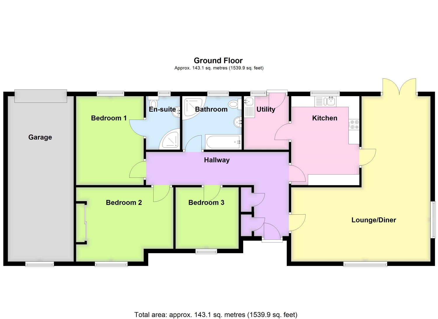 Thistledown, Church Lane, Boston floorplan