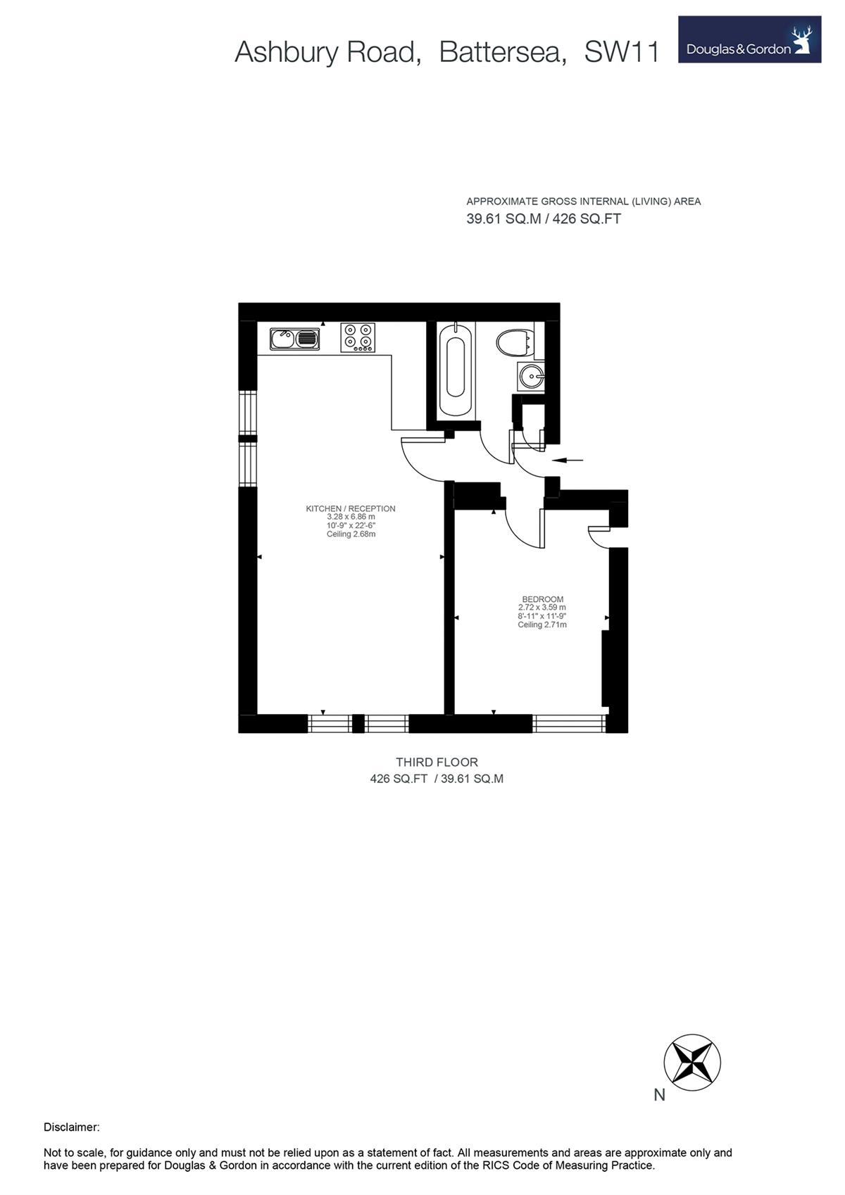 1 Bedrooms Flat for sale in Ashbury Road, London SW11