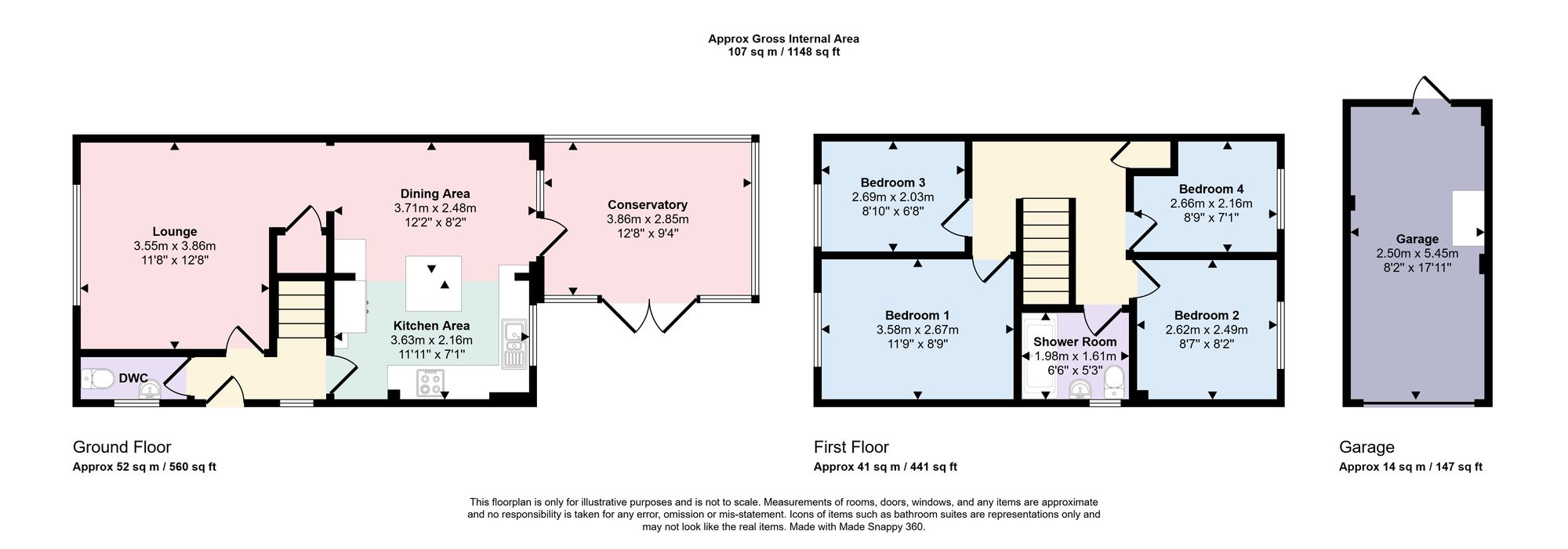 6 Mallard Close, Southampton floorplan
