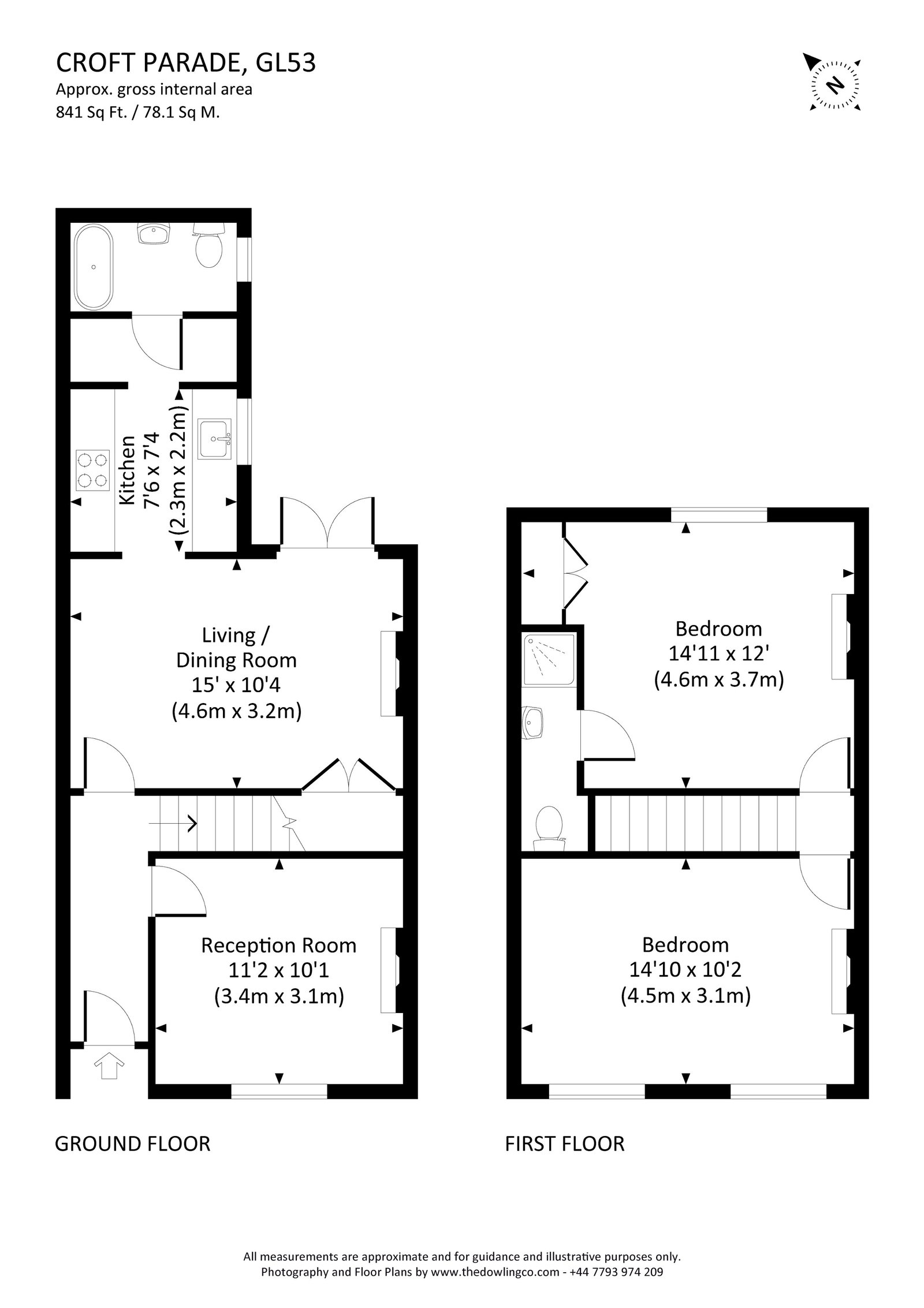 8, Croft Parade, Cheltenham floorplan