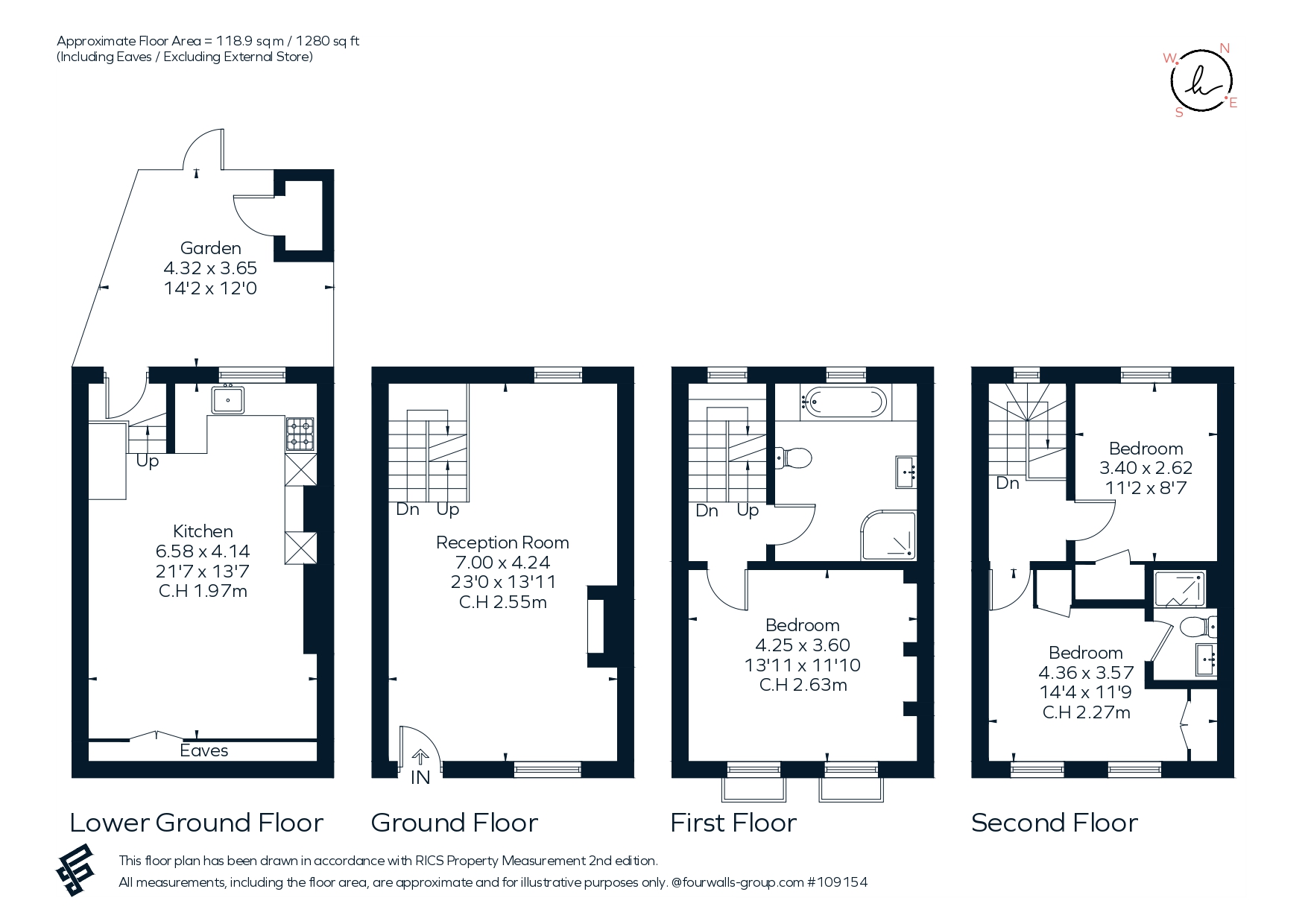 1, Cloudesley Place, London floorplan