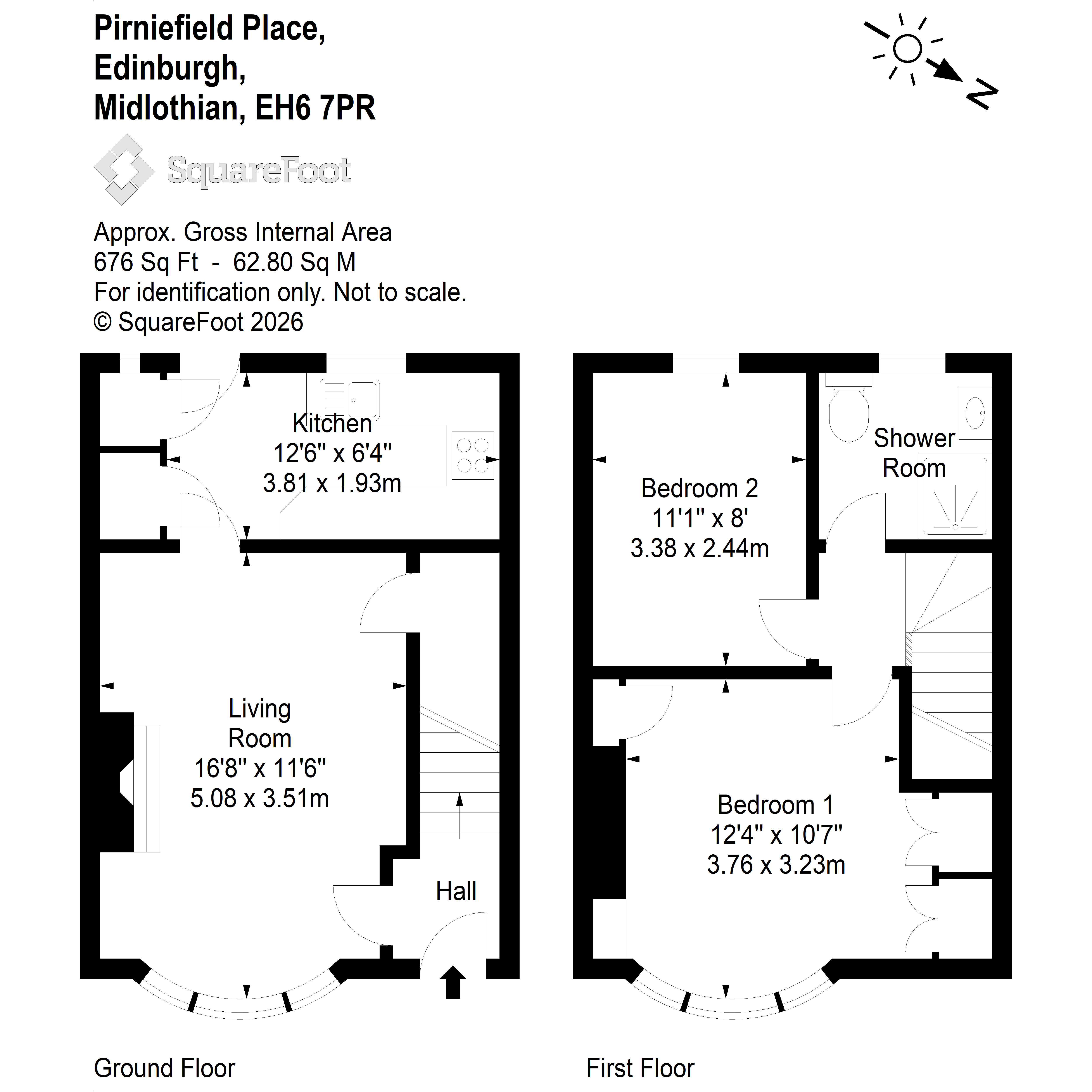 66, Pirniefield Place, Edinburgh floorplan