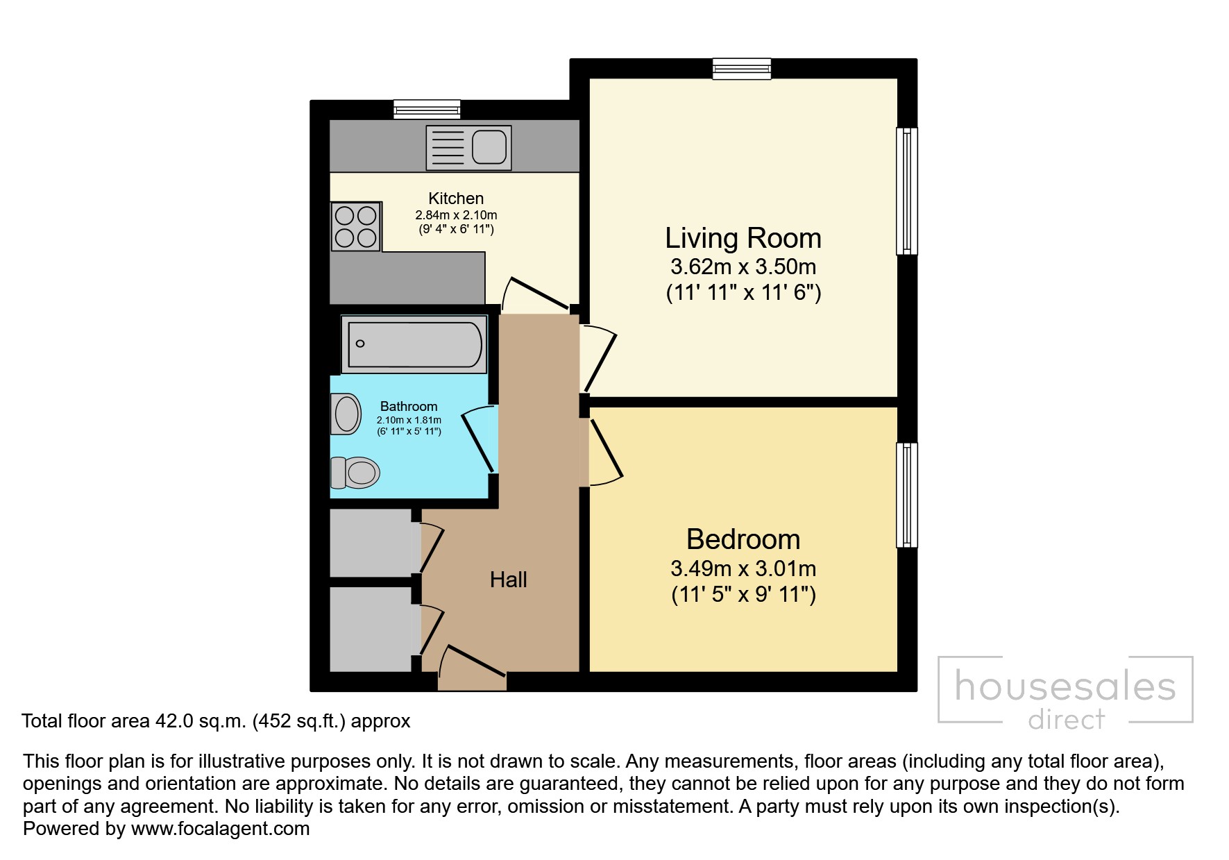 3, Maes Glanrafon, Mold floorplan