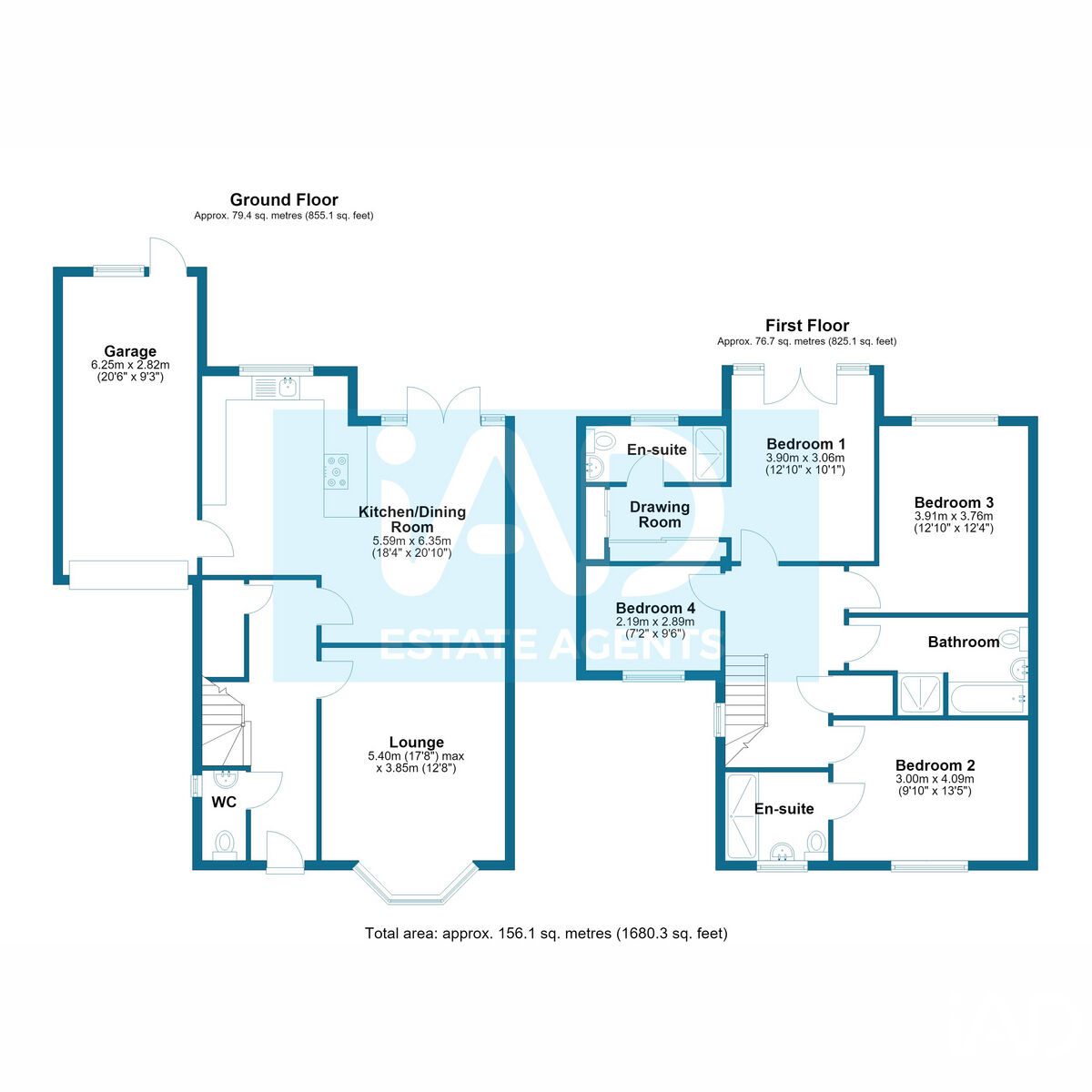 10, Long Acre Drive, Warwickire floorplan
