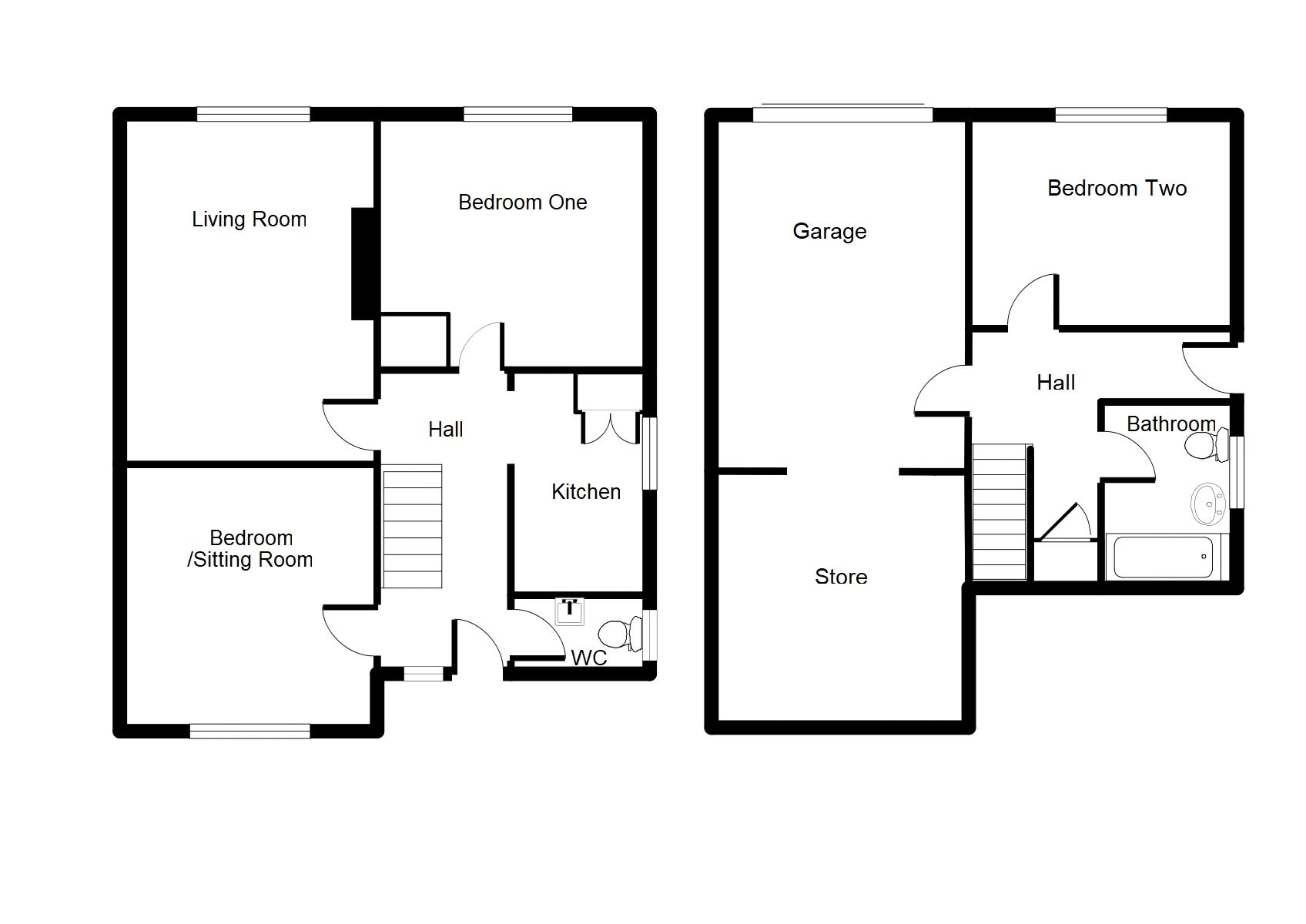 2 Bedrooms Terraced house for sale in Dinerth Road, Rhos On Sea, Colwyn Bay LL28