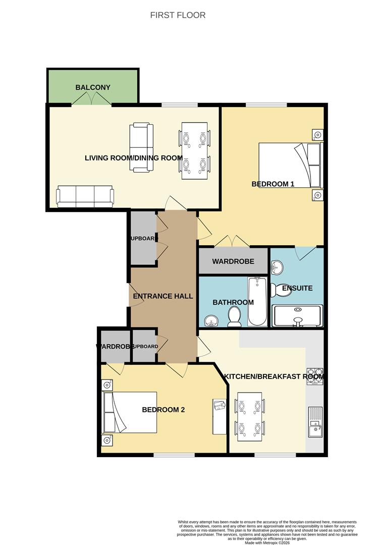 Flat 19 Admiralty Court, 28 Admiralty Way, Eastbourne floorplan