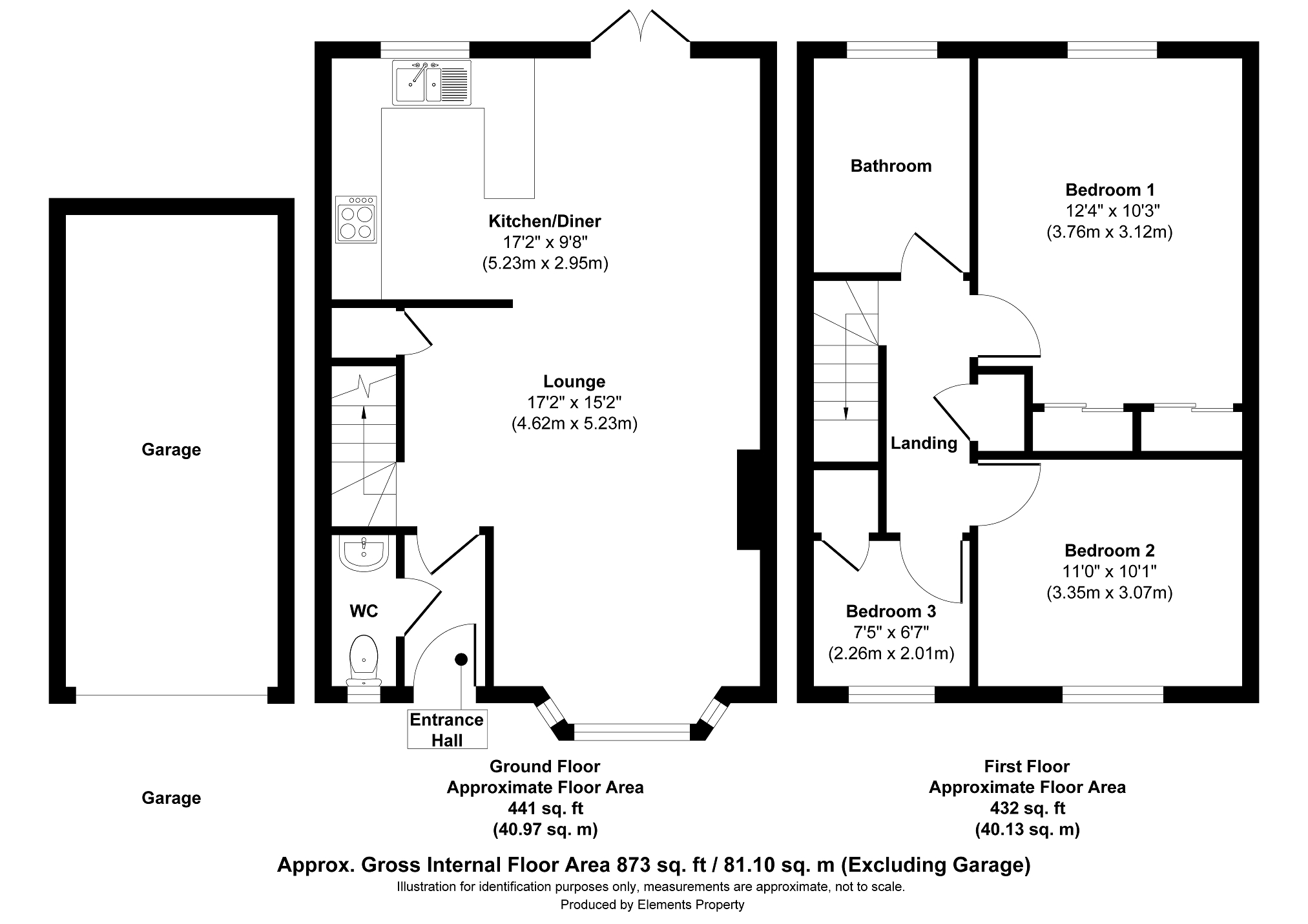 33, Pinetrees Close, Crawley floorplan