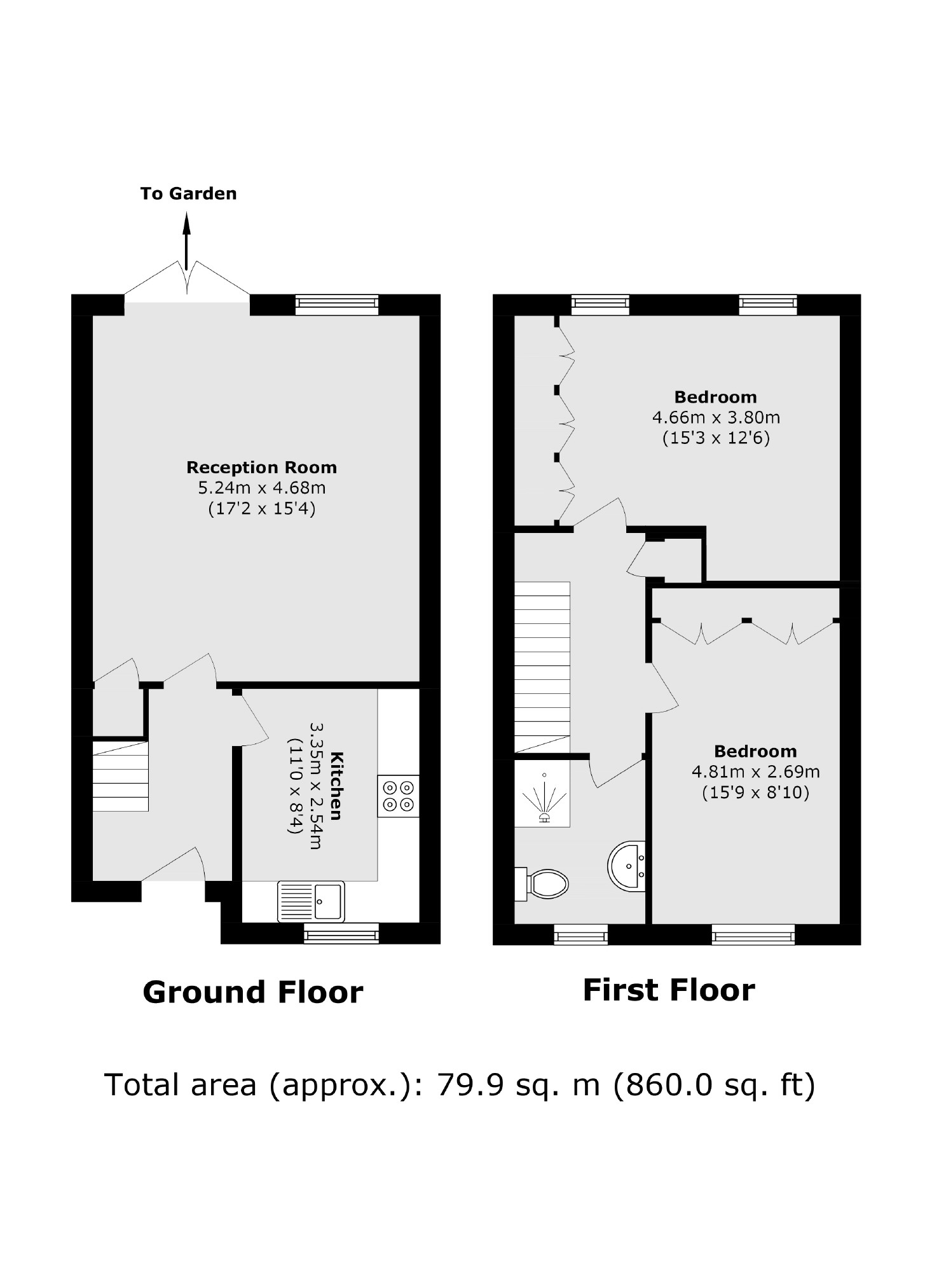 89, Watermill Way, Feltham floorplan