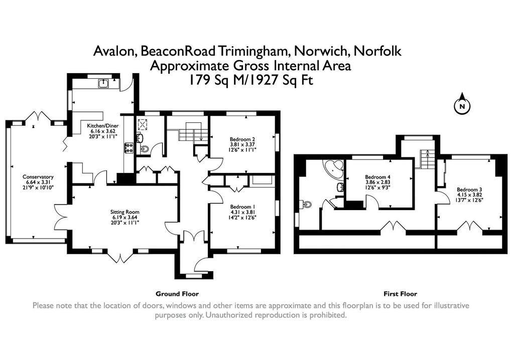 Avalon, Beacon Road, Norwich floorplan