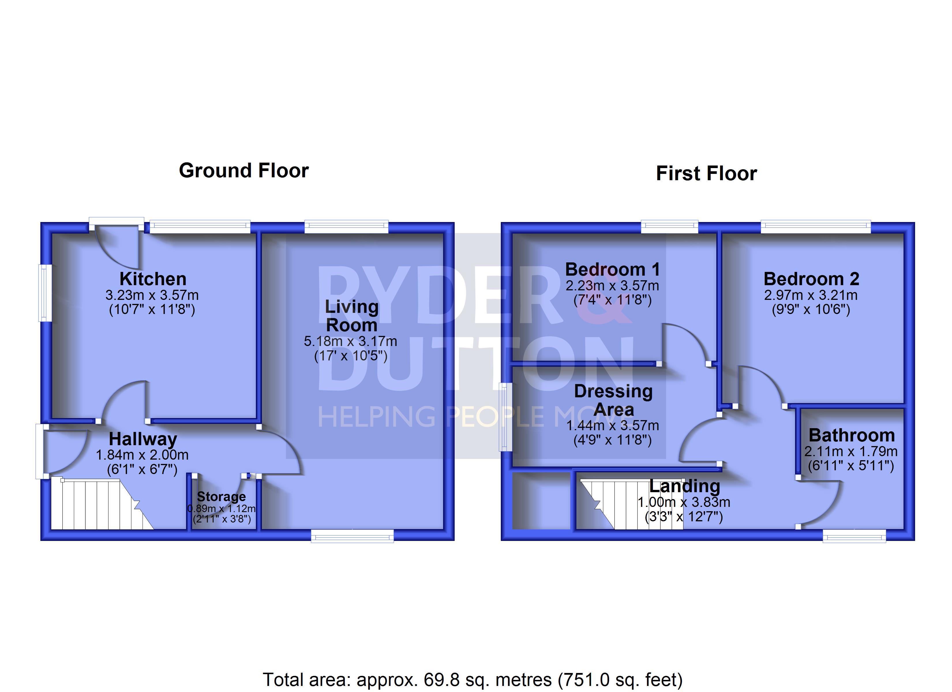 9, Laycock Grove, Manchester floorplan