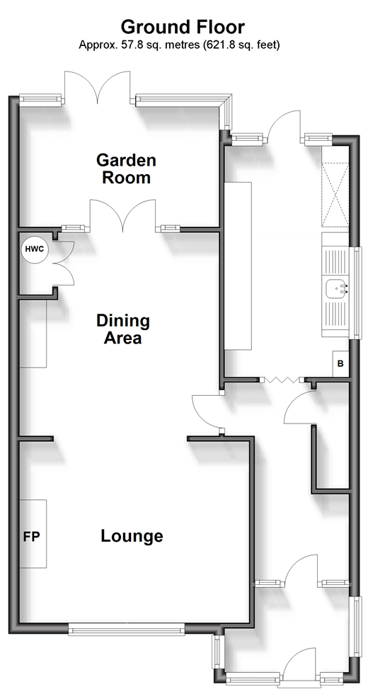 Downs Road, Folkestone, Kent CT19, 3 bedroom semidetached house for