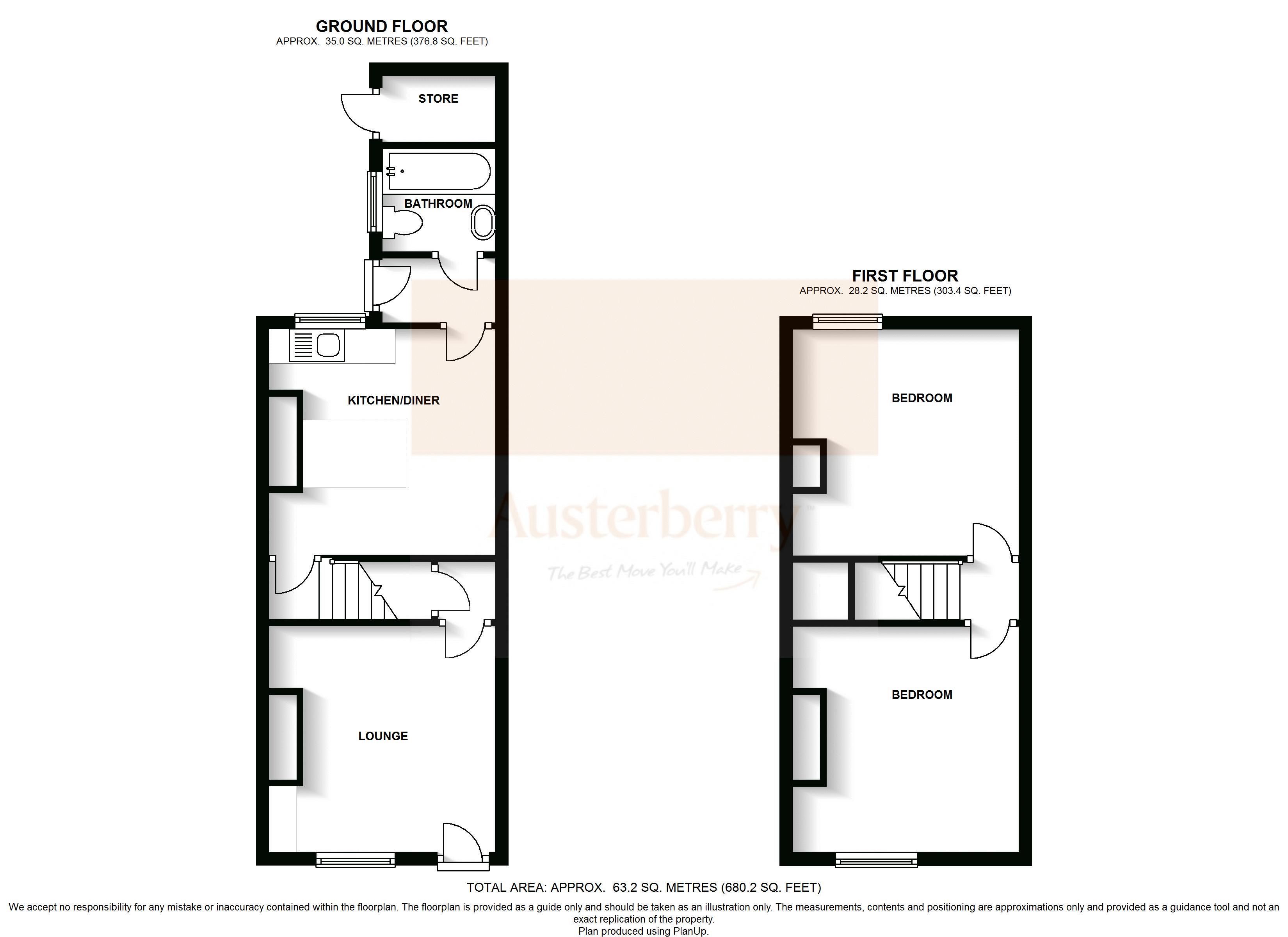 Lindley Street, Cobridge, StokeOnTrent ST6, 2 bedroom terraced house