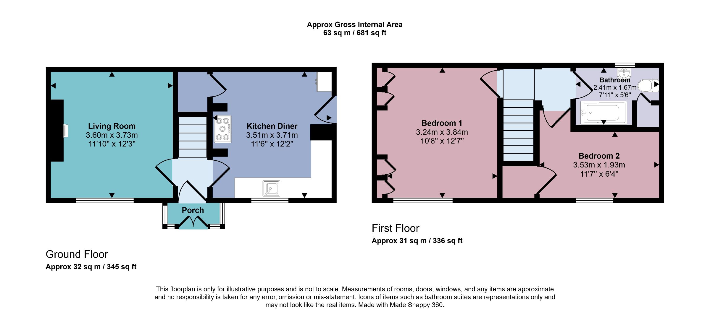 Corner Cottage, Scriven, Knaresborough floorplan