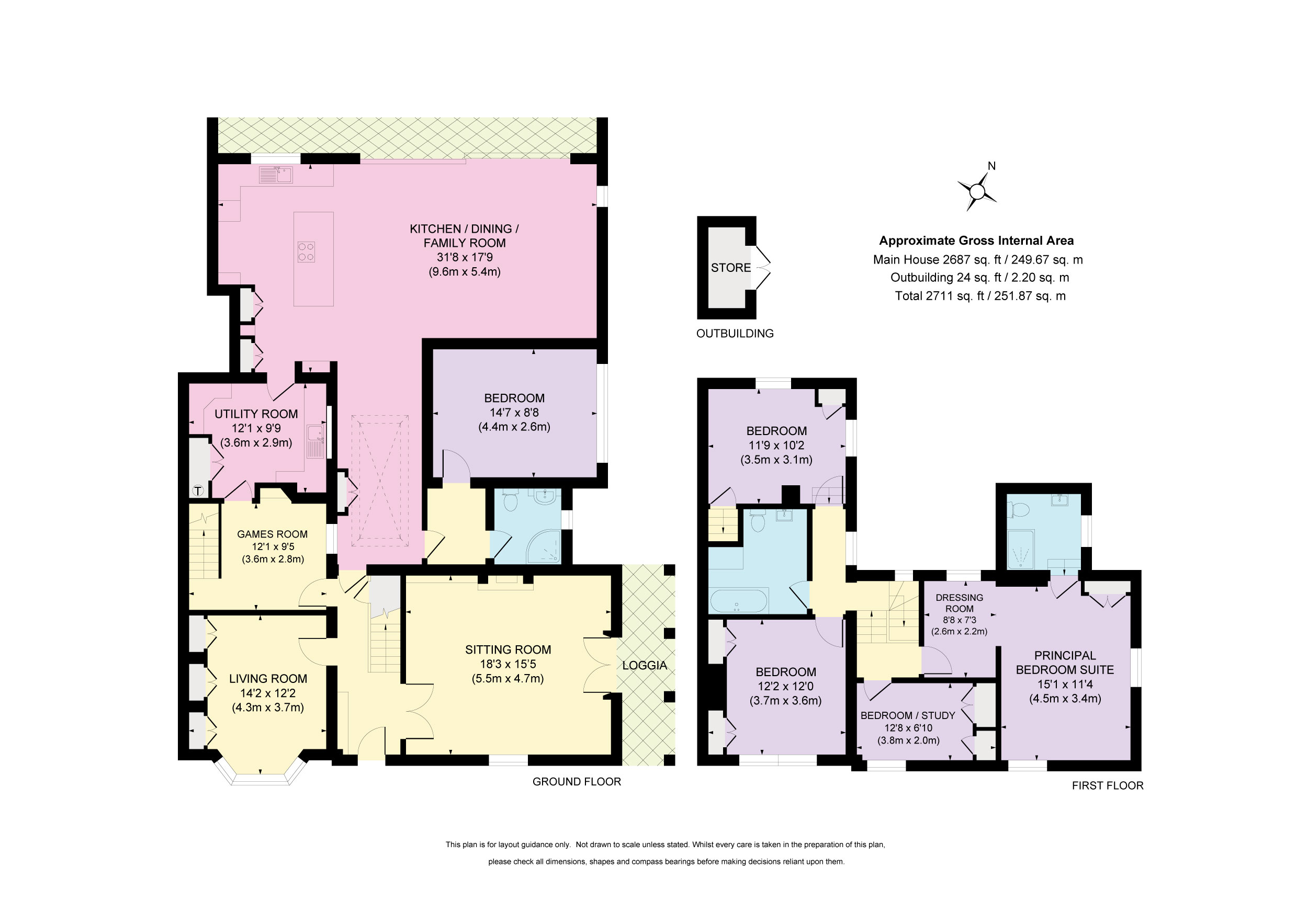 28, Lower Green Road, Esher floorplan