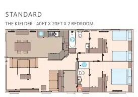 2026 ABI Kielder, Woodleigh Caravan Park, Exeter floorplan