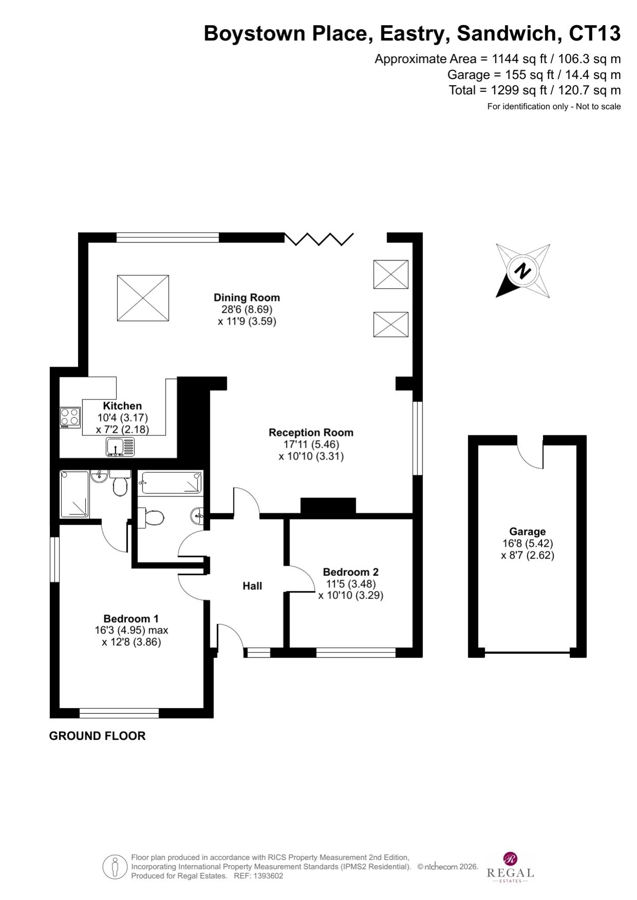 34, Boystown Place, Sandwich floorplan