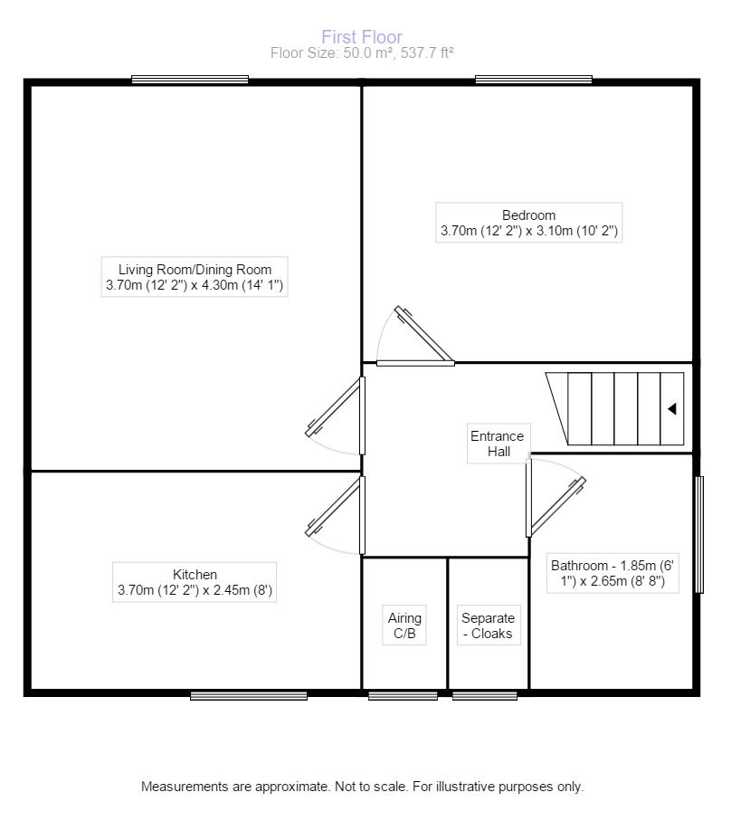 1 Bedrooms Flat for sale in Rye Street, Eastbourne BN22