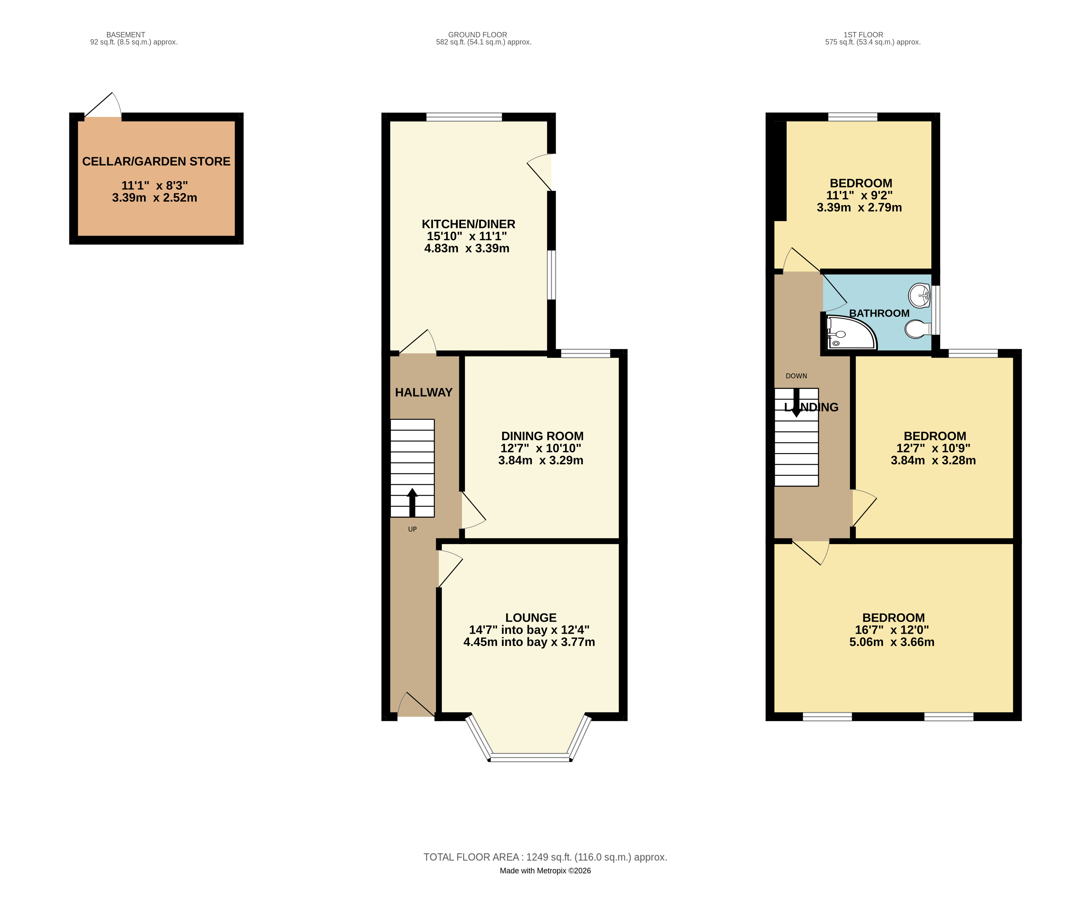 14, Redcar Avenue, Manchester floorplan