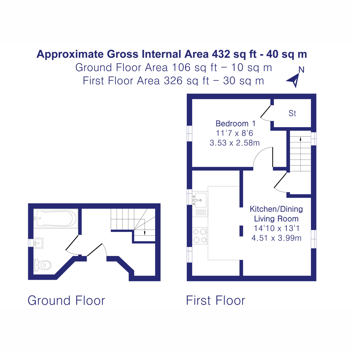 159, Willow Drive, Bicester floorplan