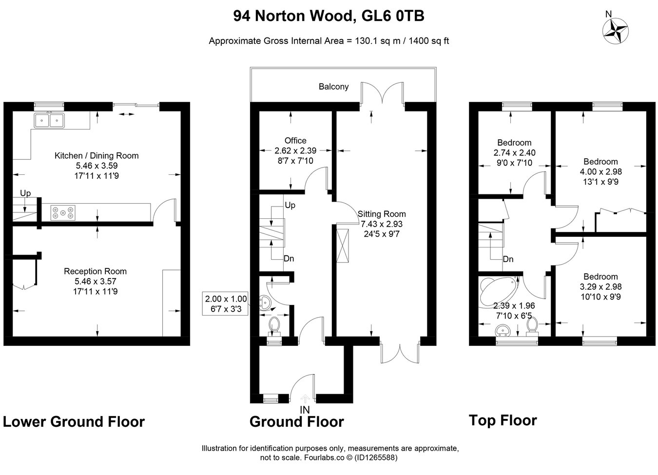 94, Nortonwood, Nailsworth floorplan