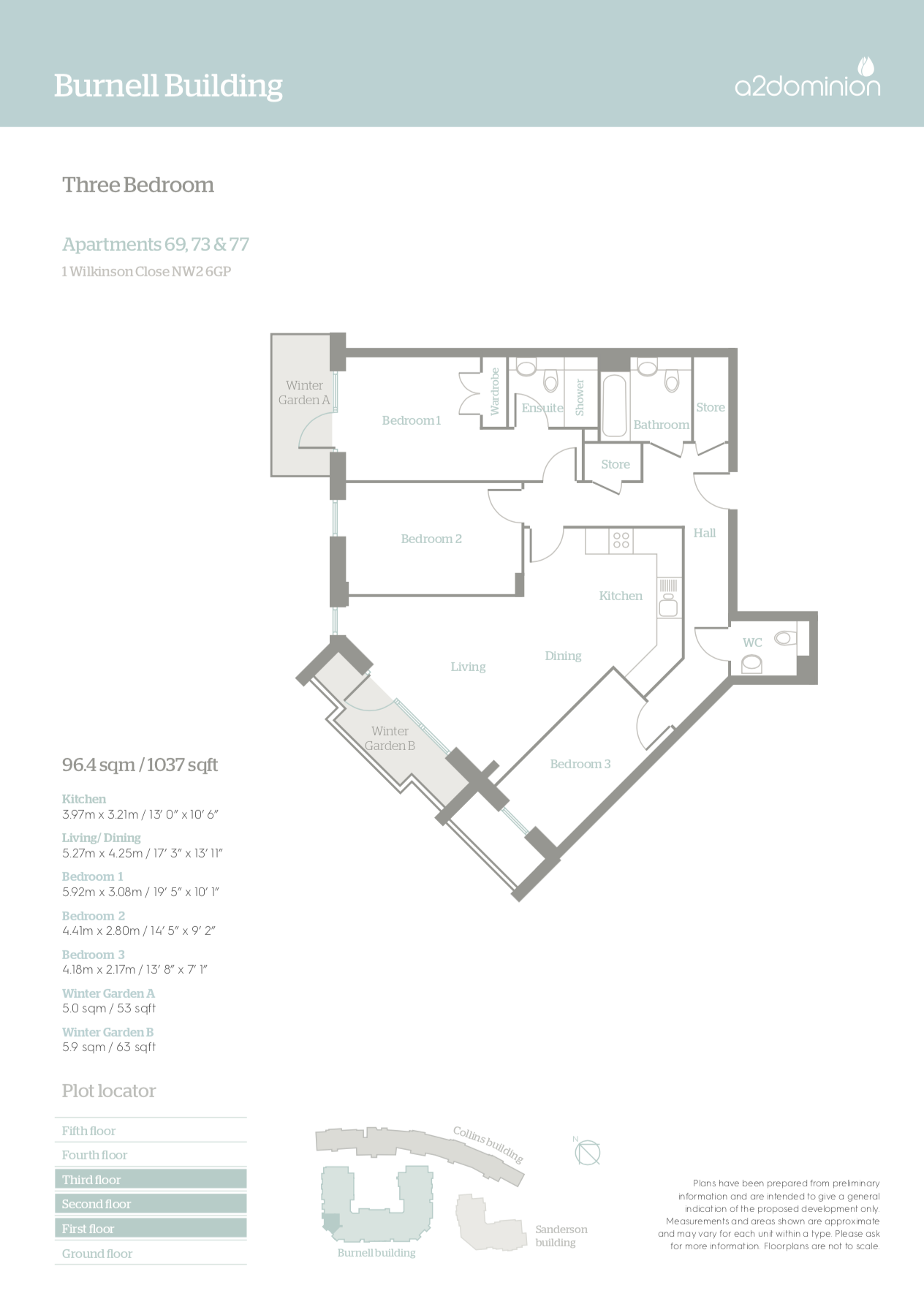 3 Bedrooms Flat to rent in Wilkinson Way, Cricklewood, London NW2
