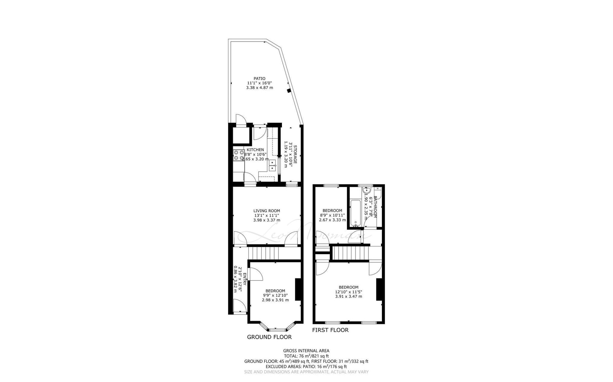 Selby Road, London floorplan