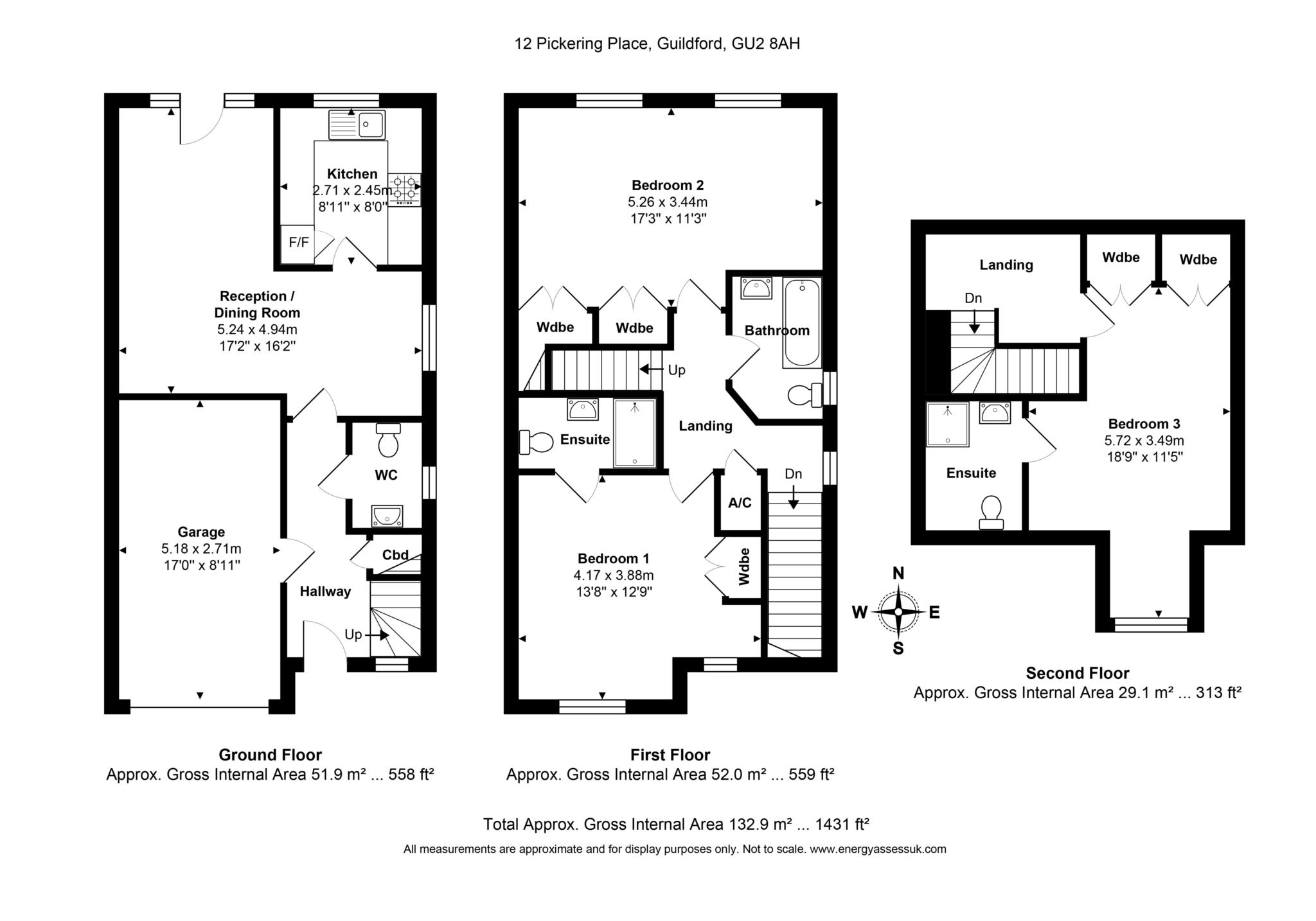Room 1, Pickering, Guildford floorplan