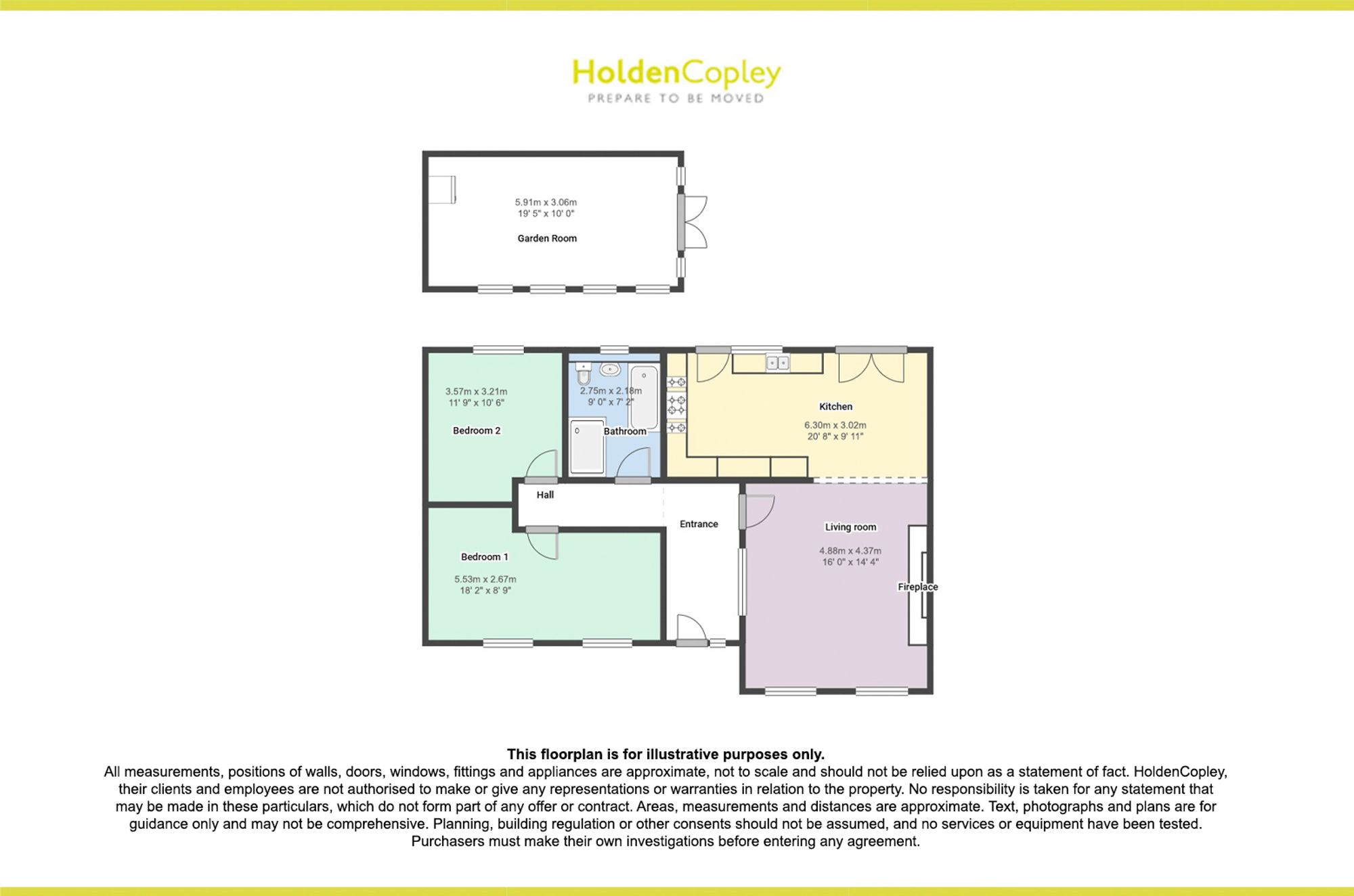 2a Park Road, Nottingham floorplan