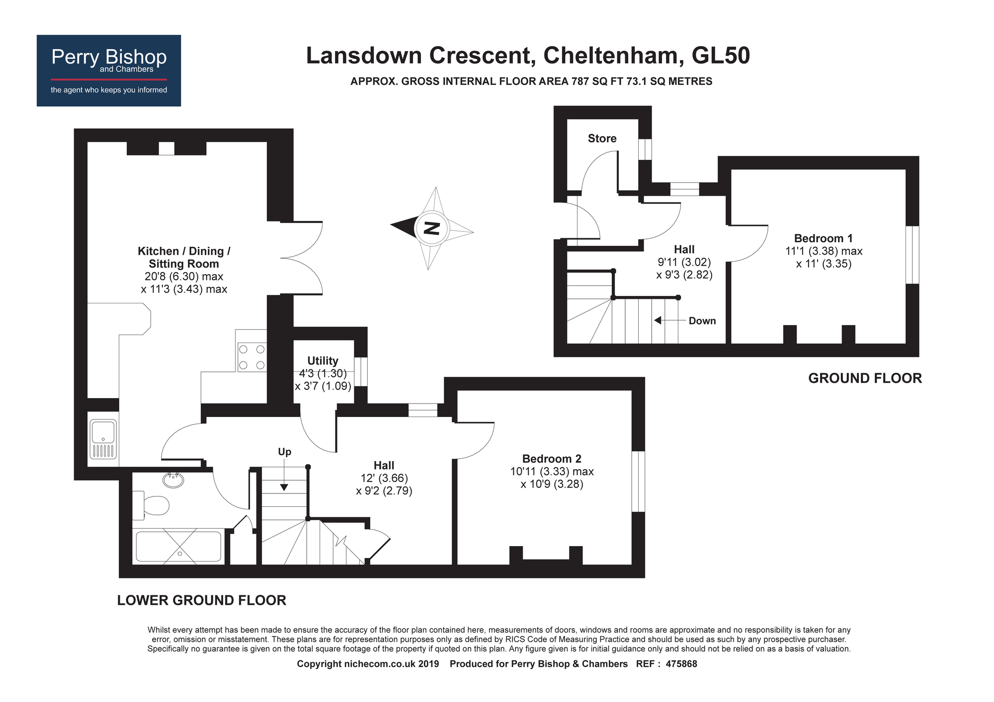 2 Bedrooms Flat for sale in Lansdown Crescent, Cheltenham GL50