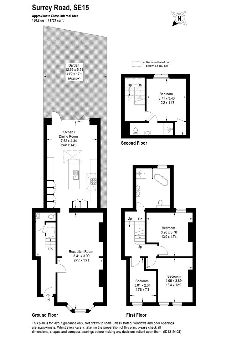 Surrey Road, London floorplan