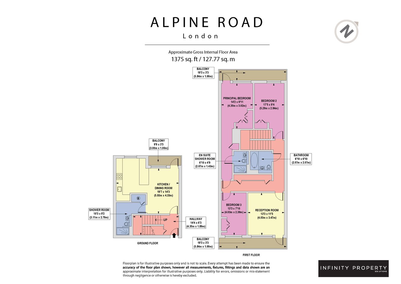 Palm Court, Alpine Road, London floorplan