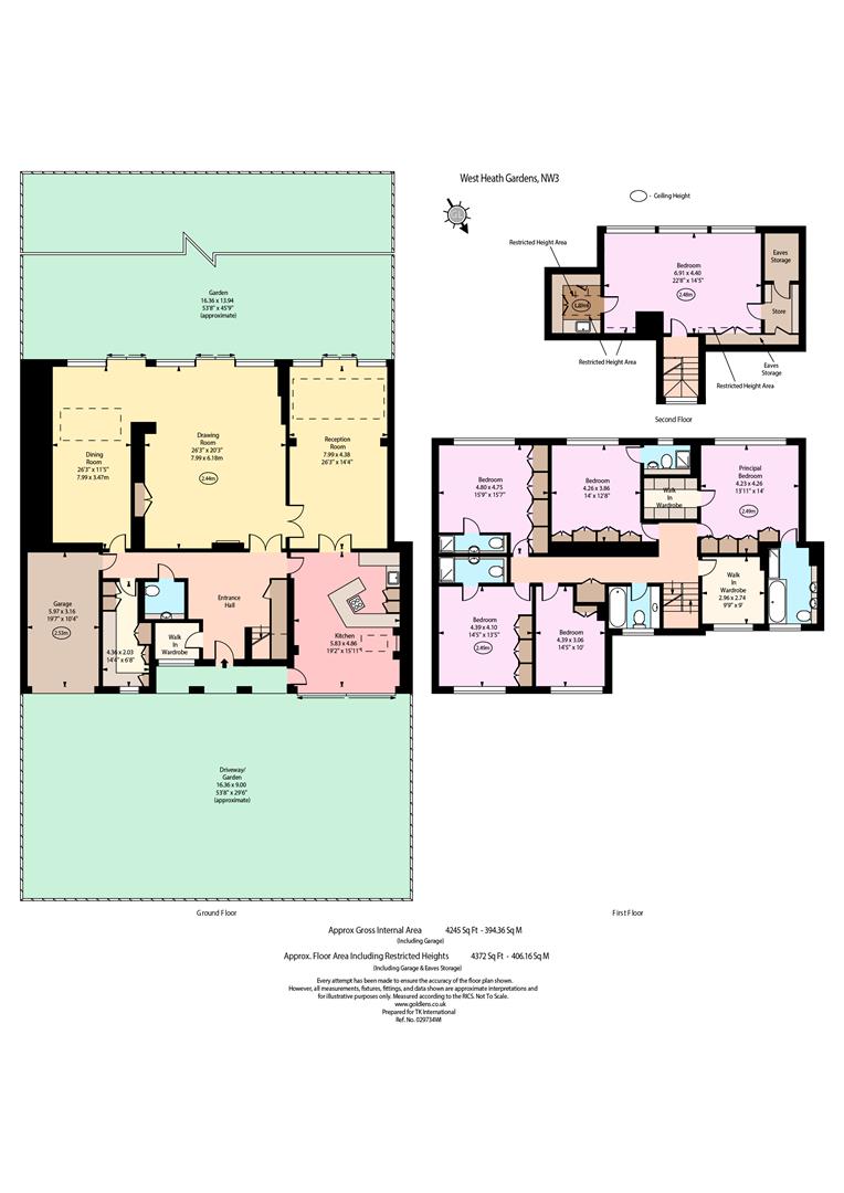28, West Heath Gardens, Hampstead floorplan