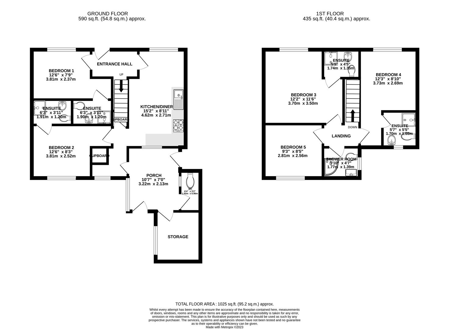 Ambleside Close, Norwich floorplan