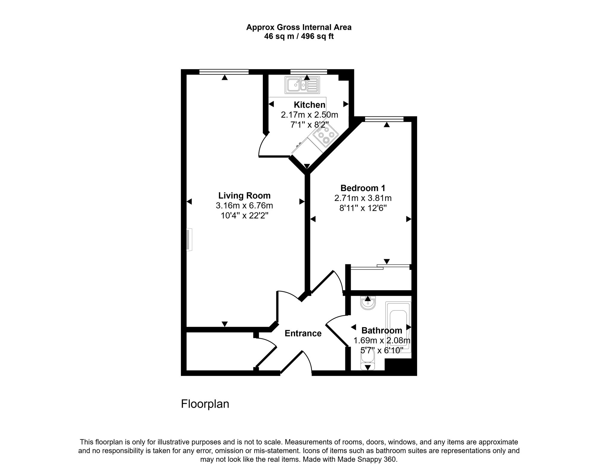 12 Liberty Court, Chesham floorplan