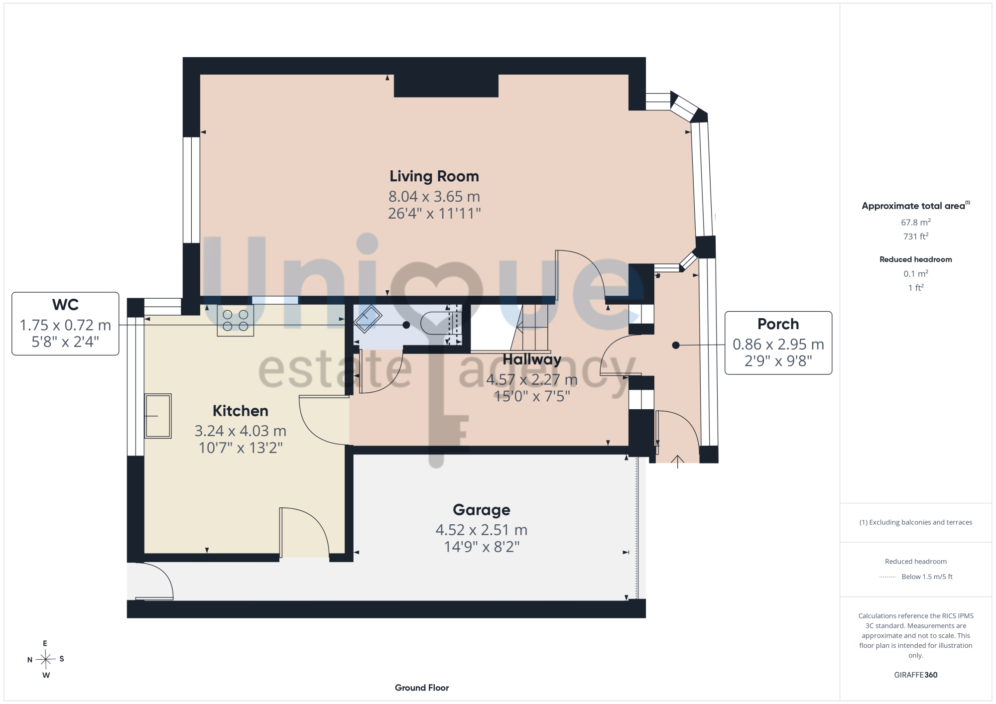 13, Manor Drive, Kirkham floorplan