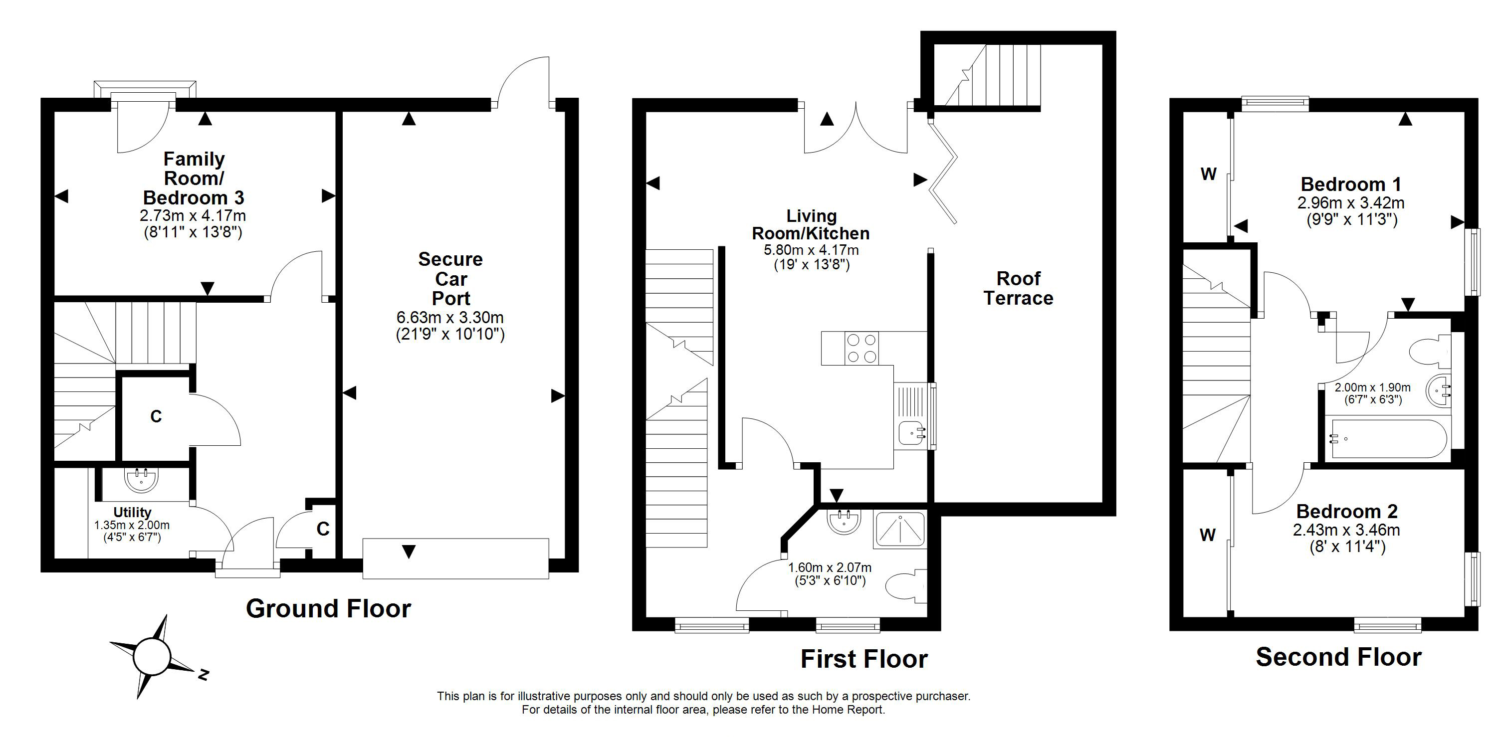 62, Lawrie Reilly Place, Easter Road, Edinburgh floorplan