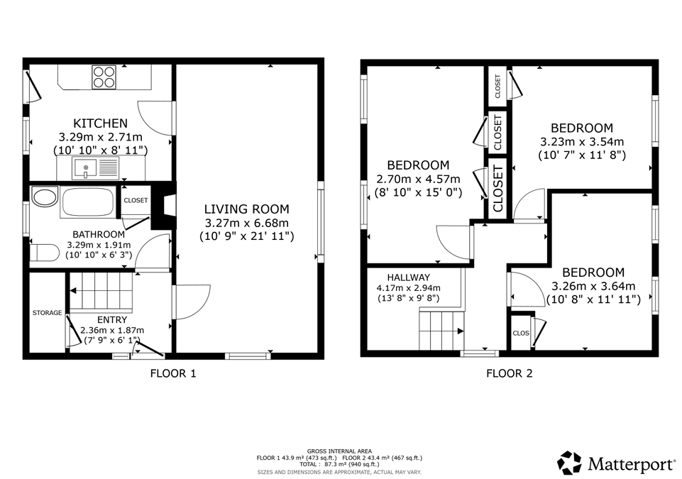 26 Parkneuk Road, Glasgow floorplan