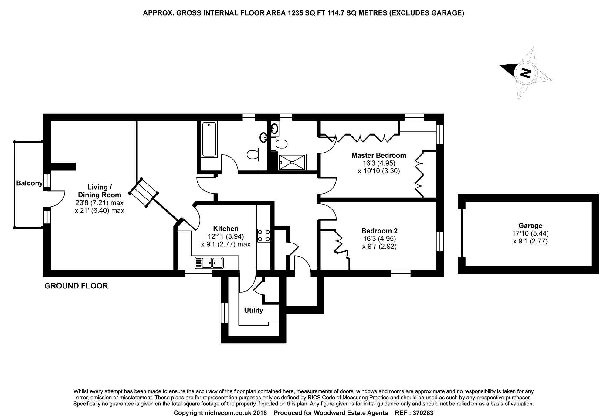 2 Bedrooms Flat for sale in Palmerston Court, Elmfield Close, Harrow On The Hill HA1