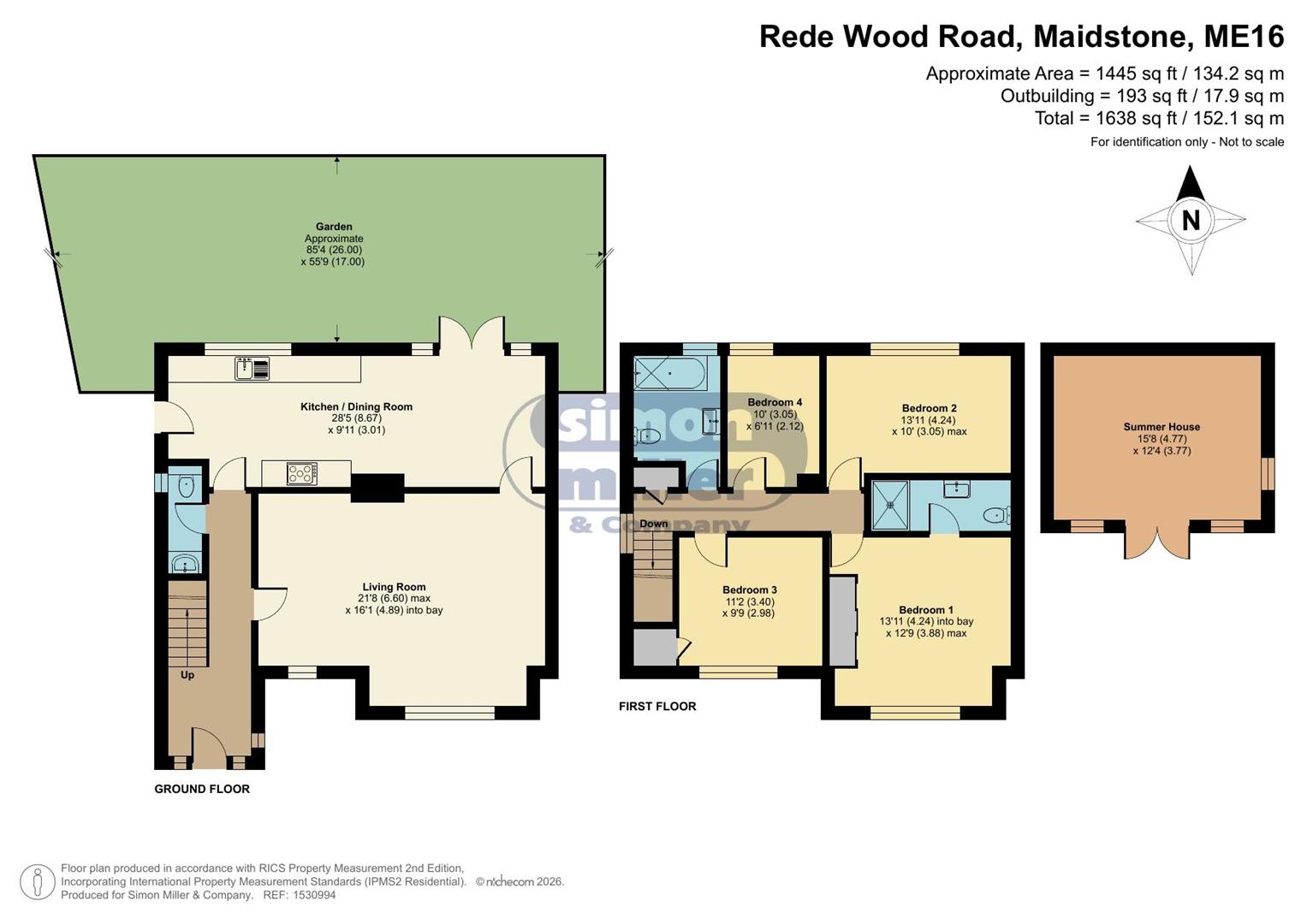 Rede Wood Road, Maidstone floorplan