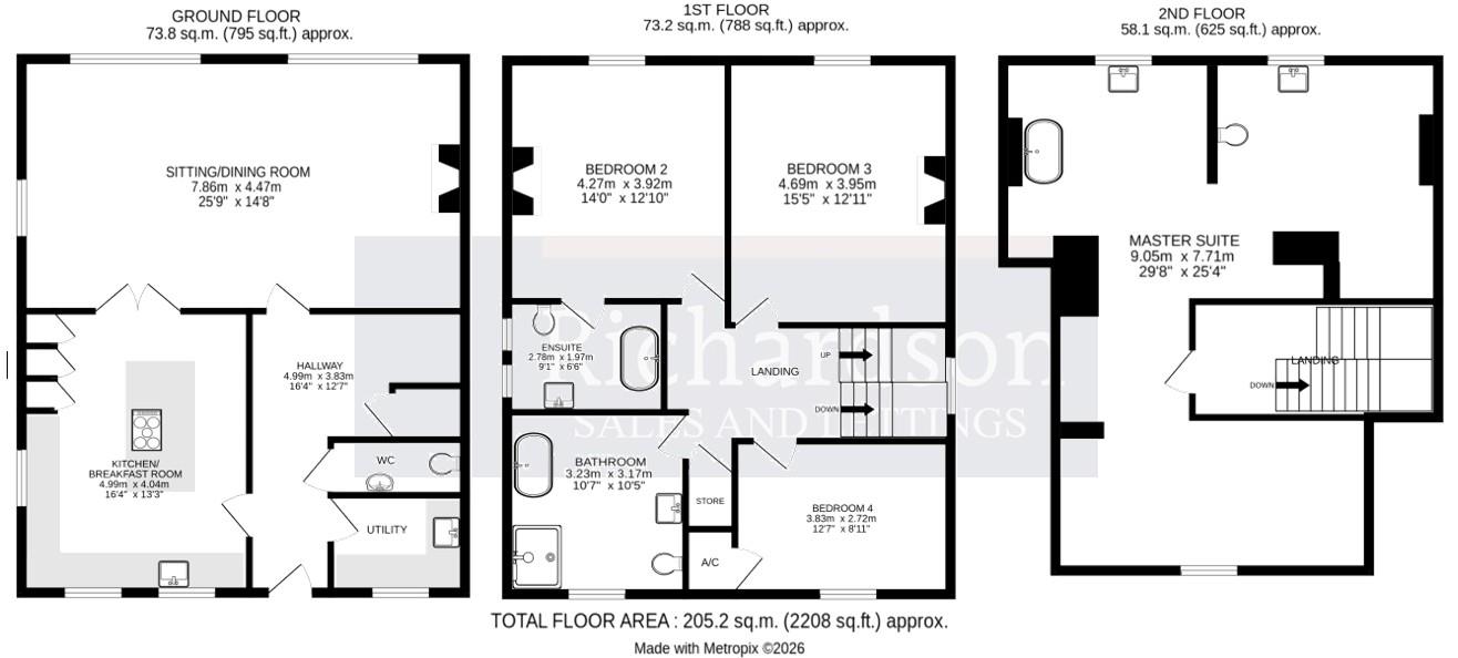 53-56, Scotgate, Stamford floorplan