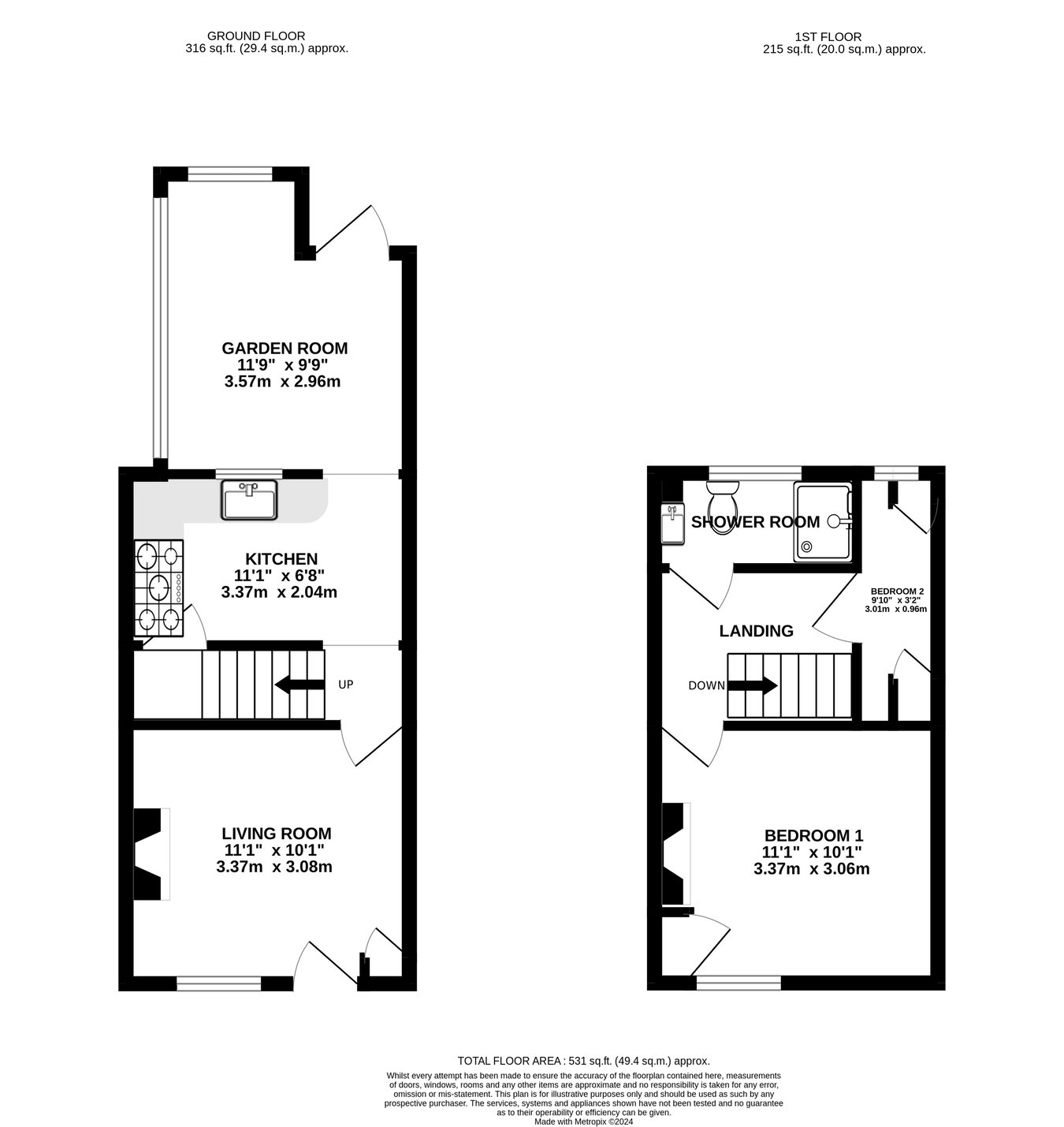 4, Church Terrace, Sevenoaks floorplan