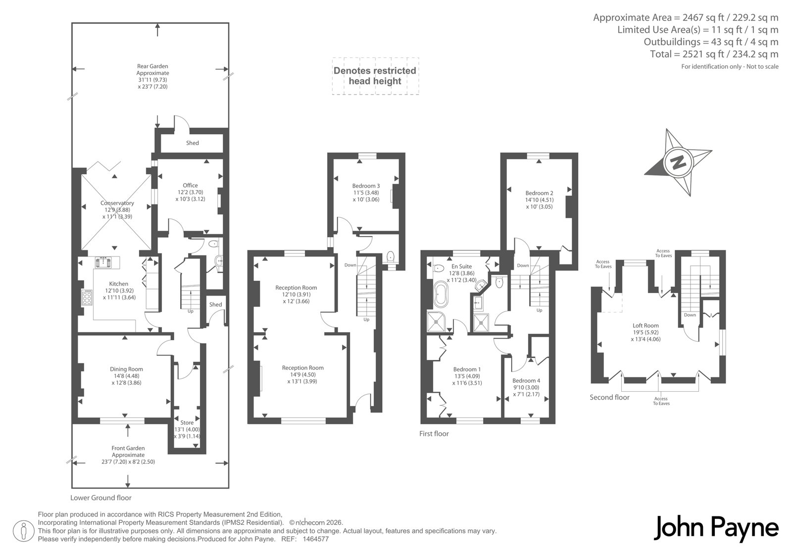 32, Egerton Drive, London floorplan