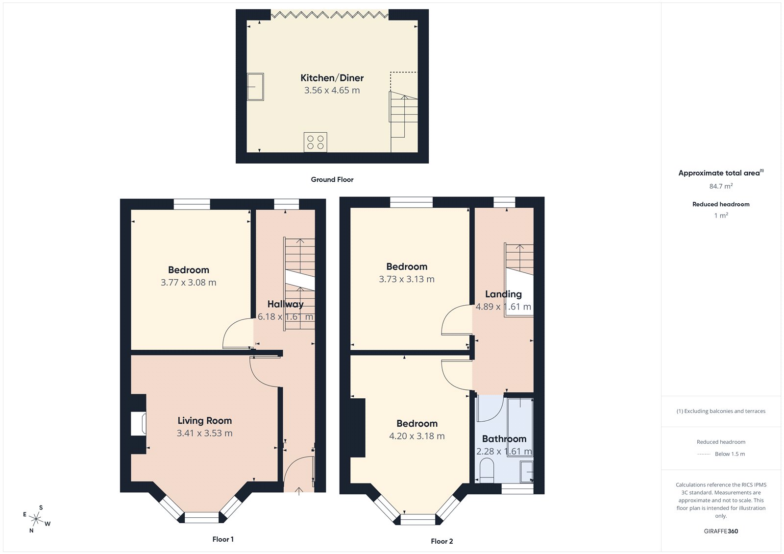 1, Stanbury Road, Bristol floorplan