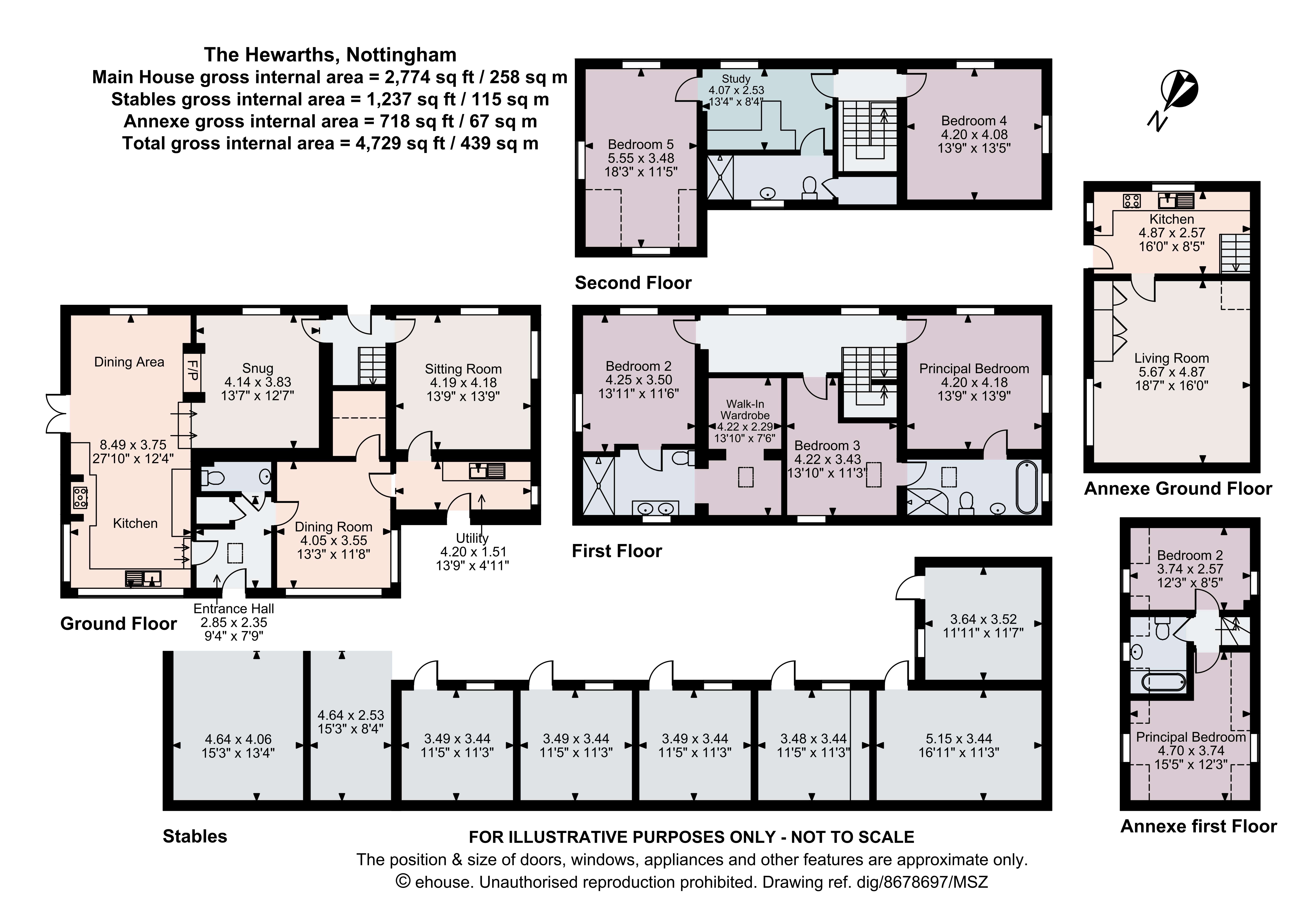 The Hewarths,, No Mans Lane, Nottingham floorplan
